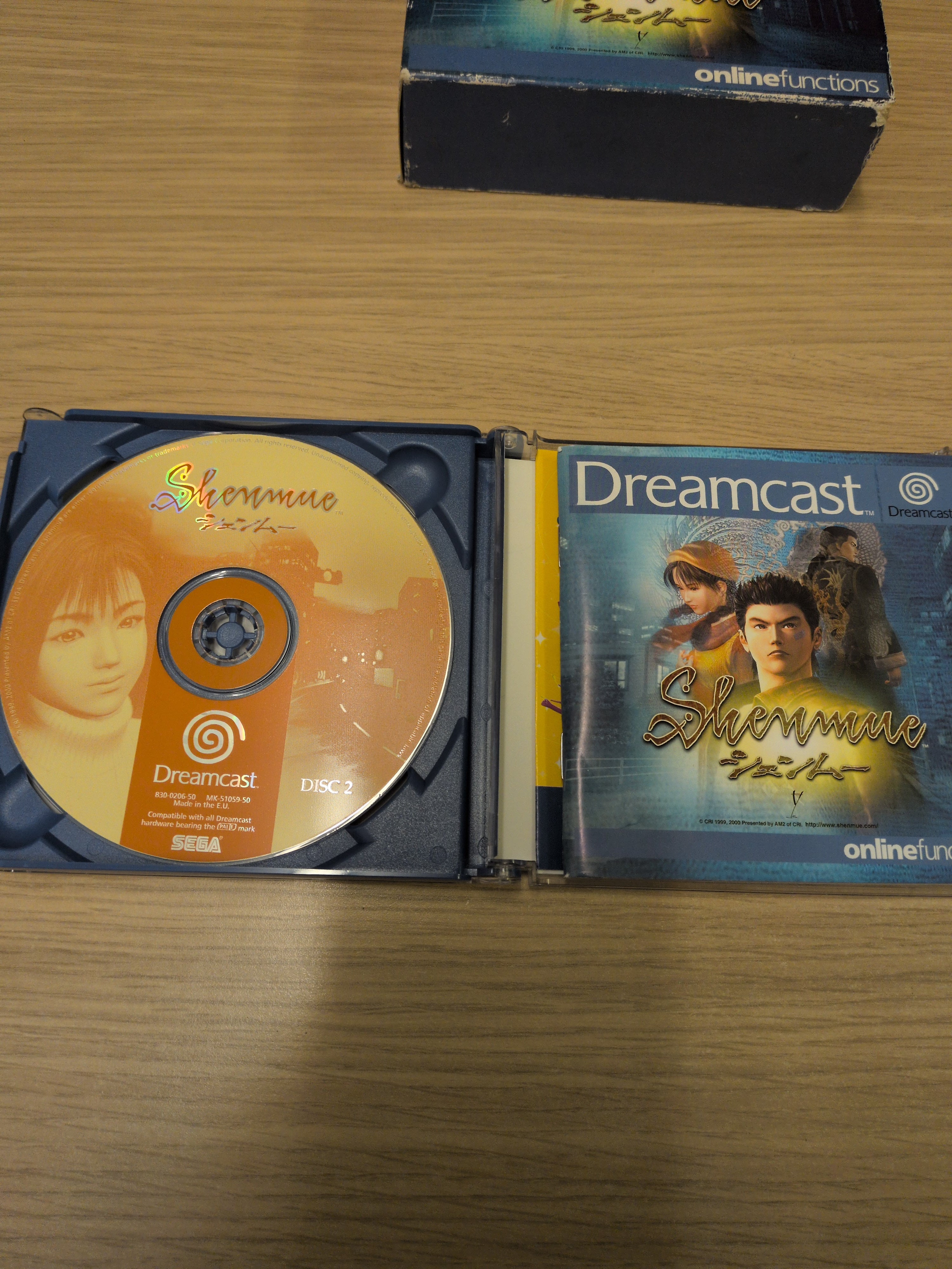 Shenmue Sega Dreamcast game