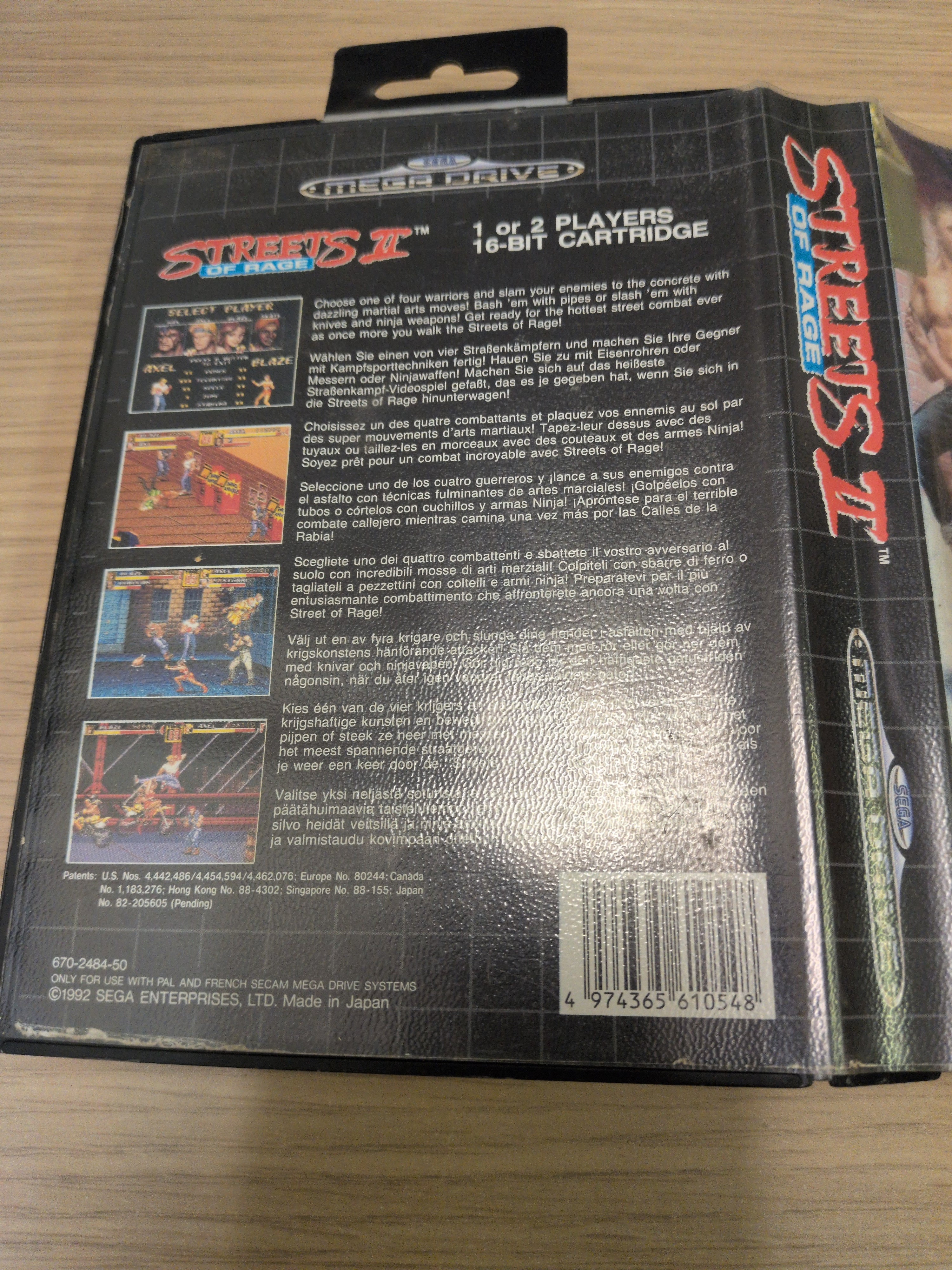 Streets of Rage II Sega Mega Drive game