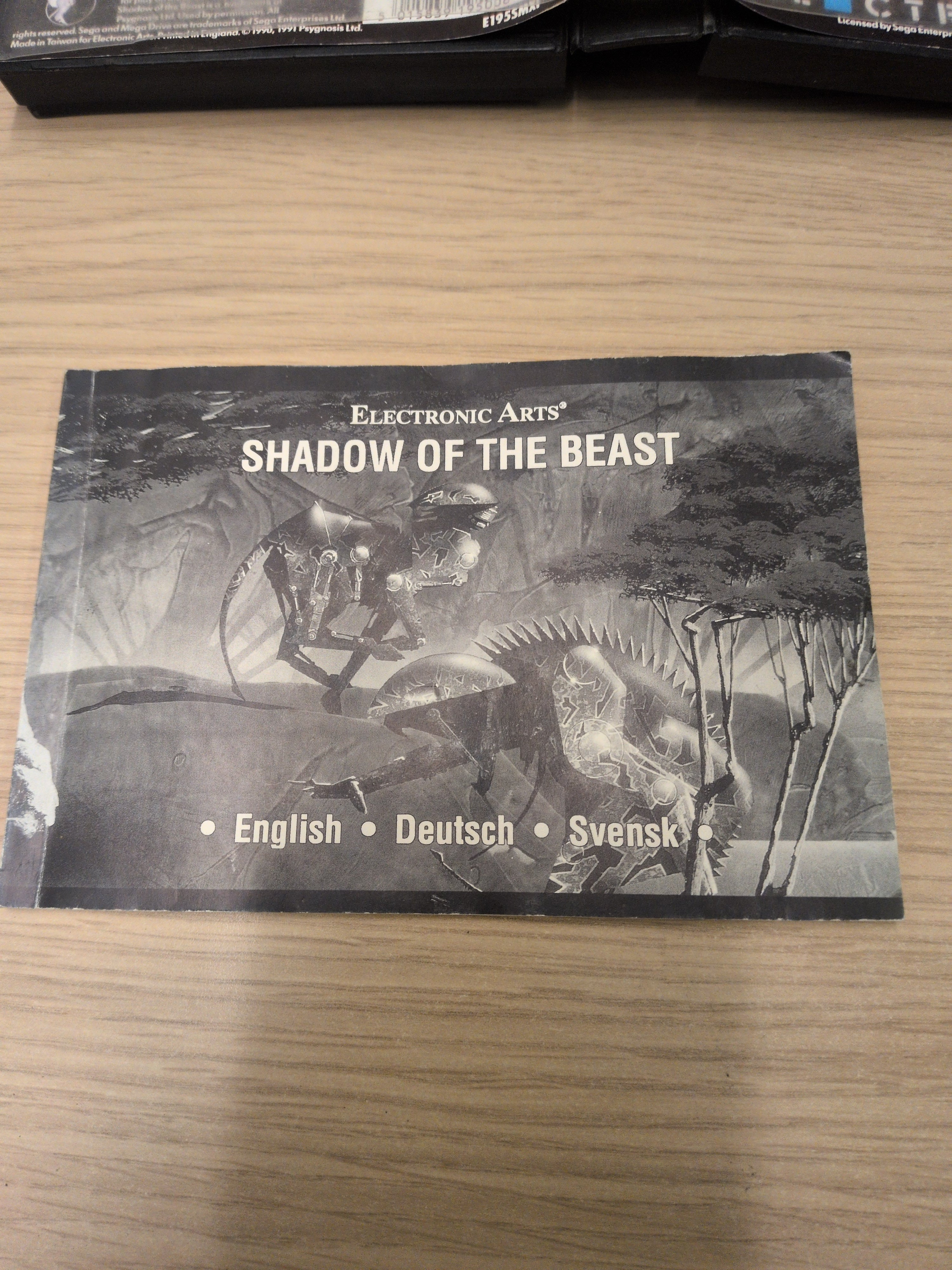 Shadow of the Beast Sega Mega Drive game