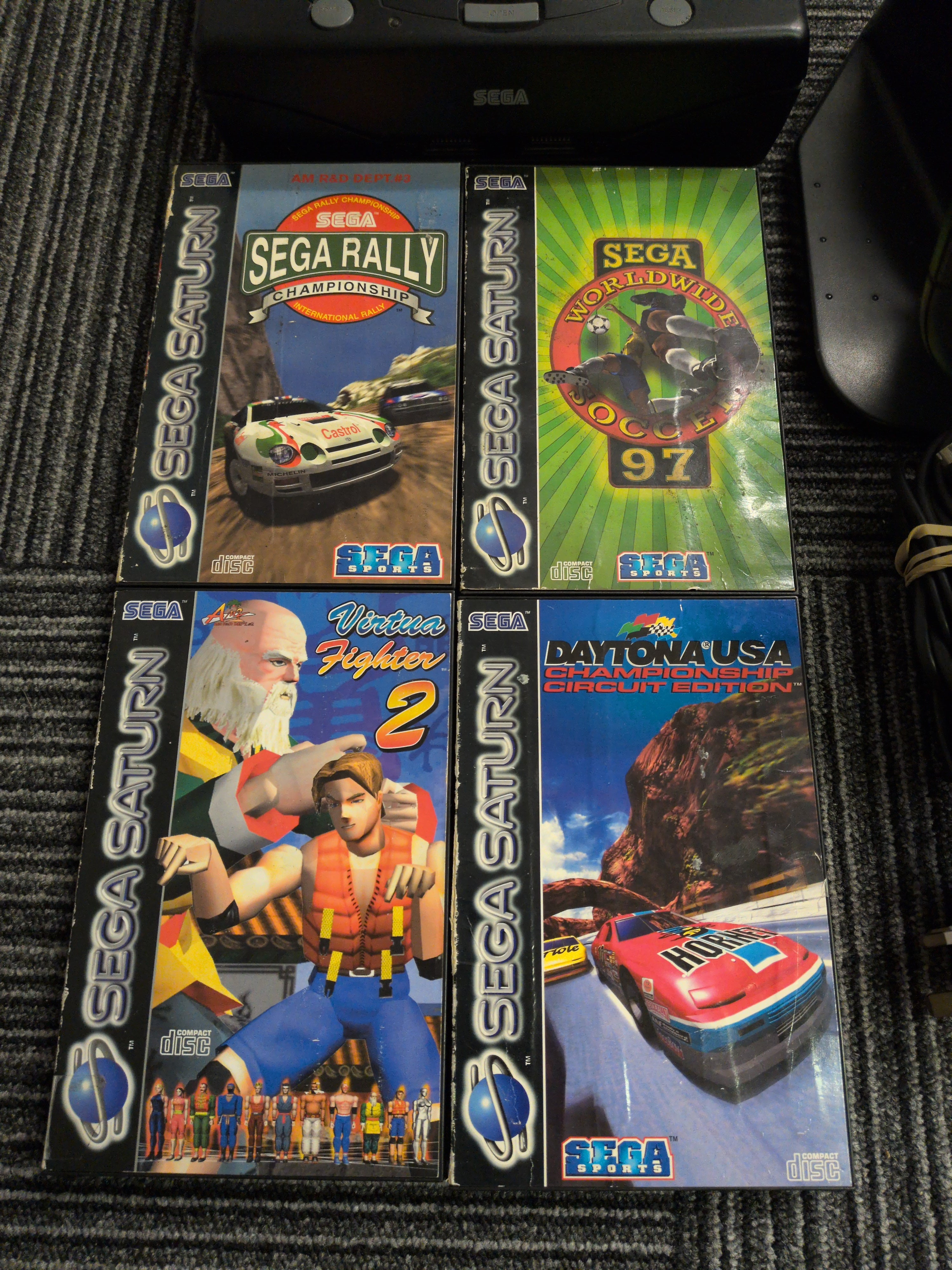 Sega Saturn Model 2 Console with Games bundle