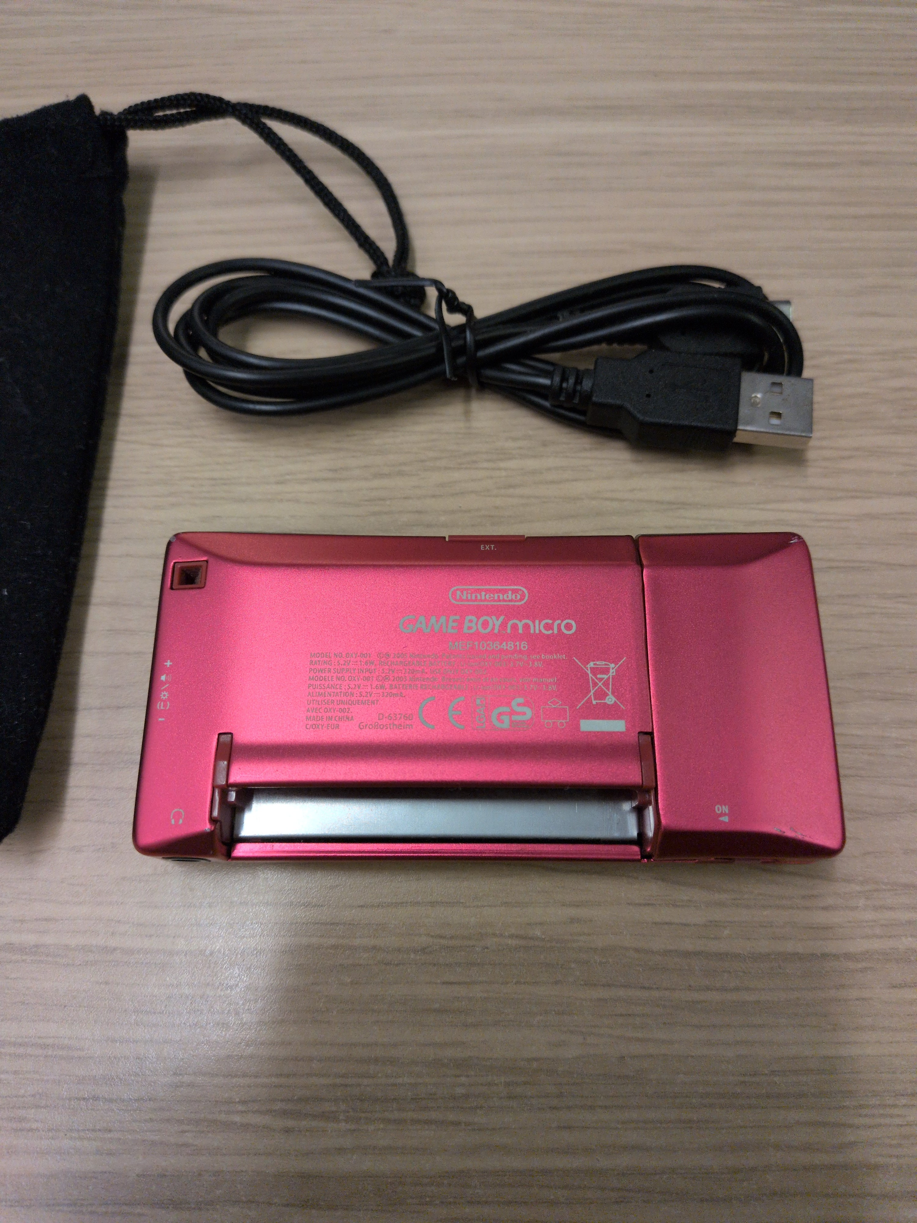 Nintendo Game Boy Micro Handheld Console Pink
