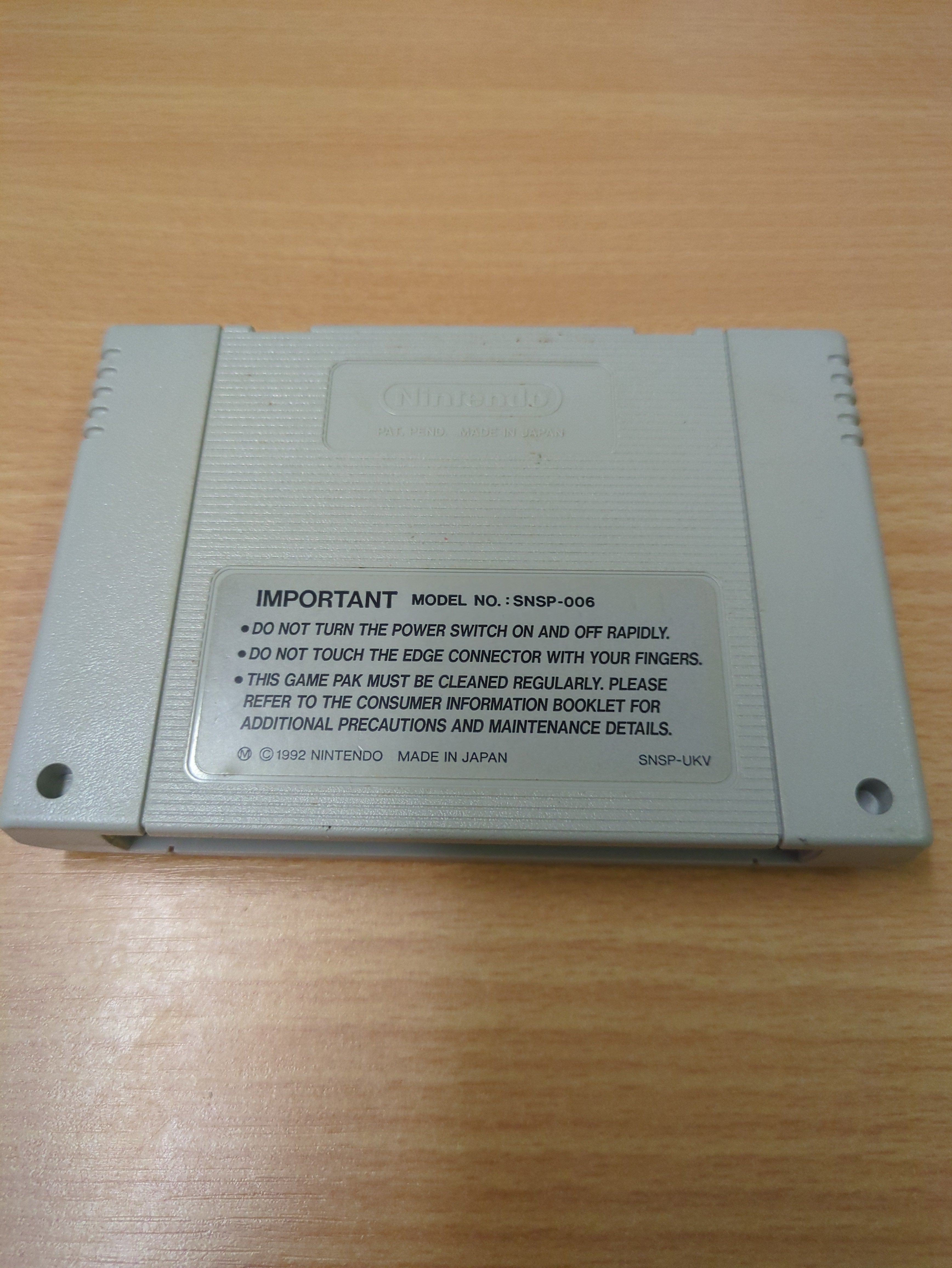 F-Zero Super Nintendo SNES game Cart Only