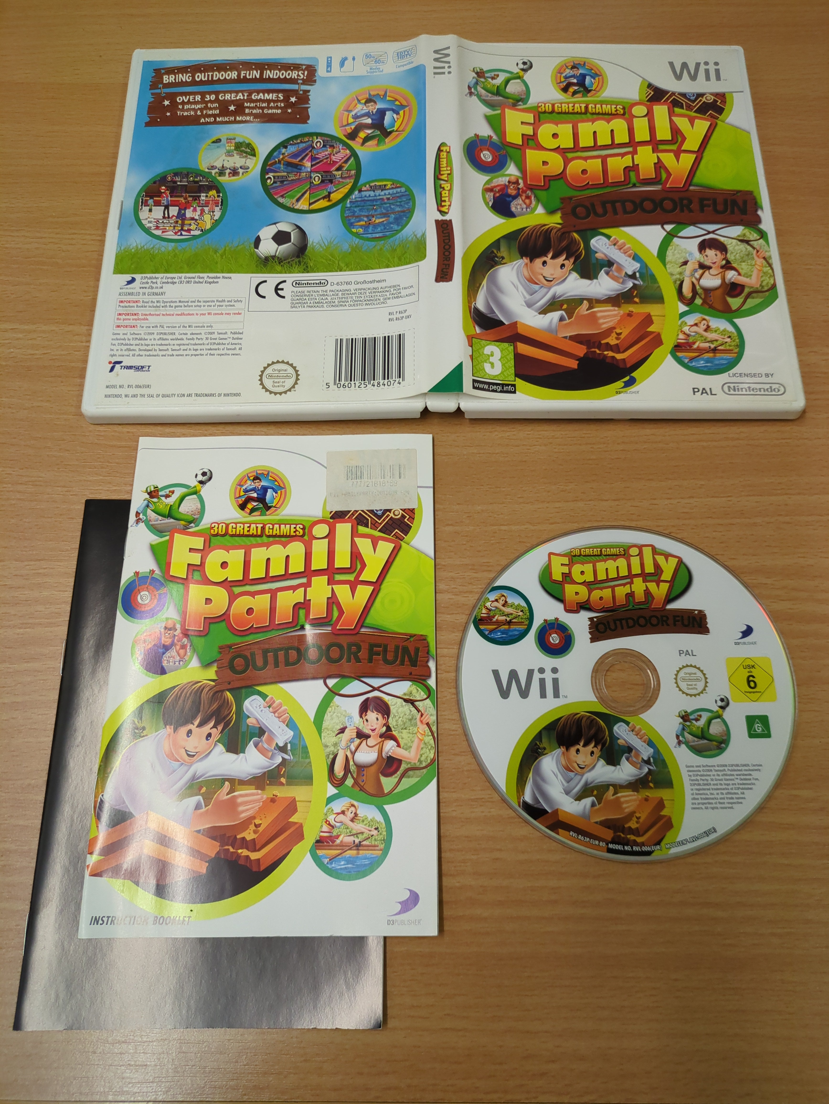 Family Party: Outdoor Fun Nintendo Wii game