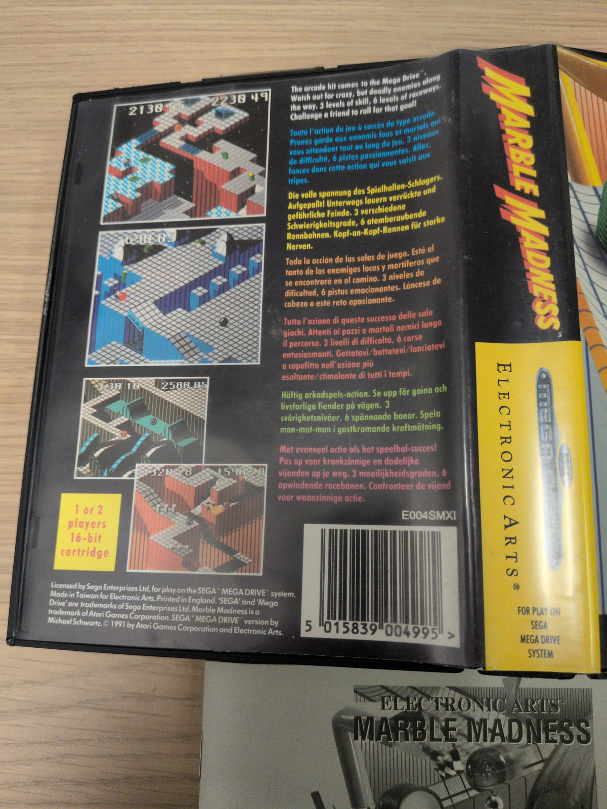 Marble Madness Sega Mega Drive game