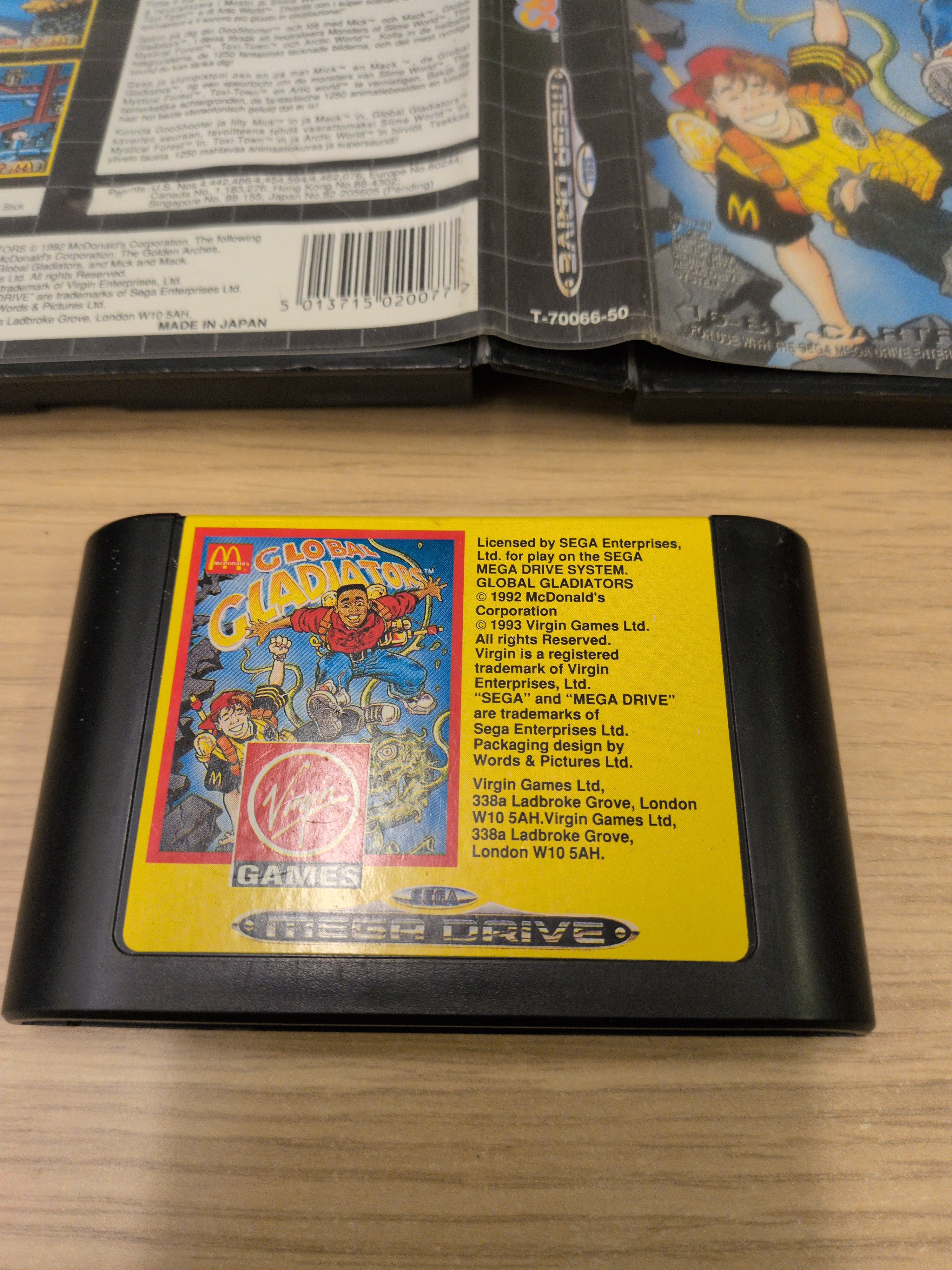 Global Gladiators Sega Mega Drive game
