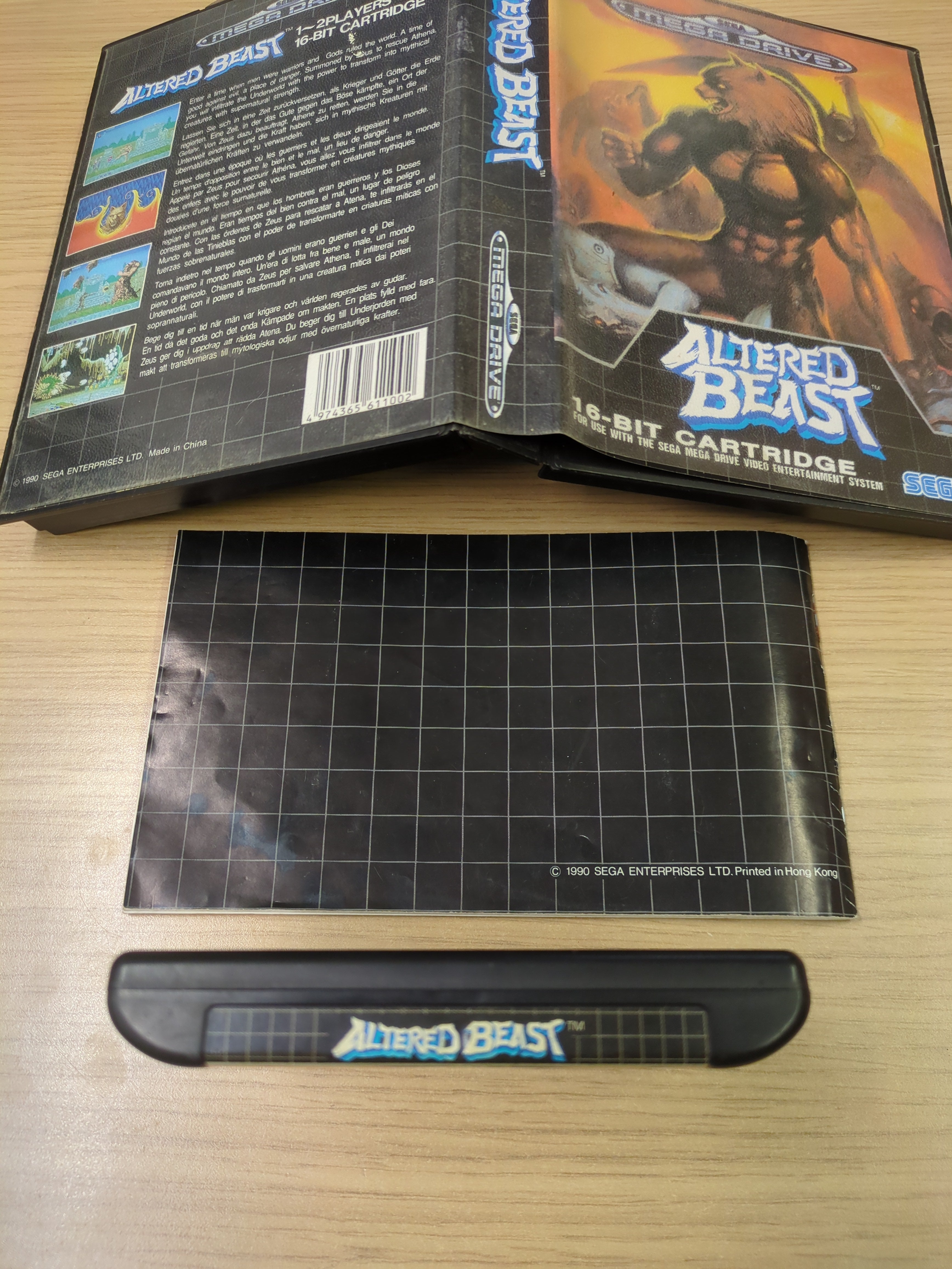 Altered beast Sega megadrive game complete 14.99 8BitBeyond