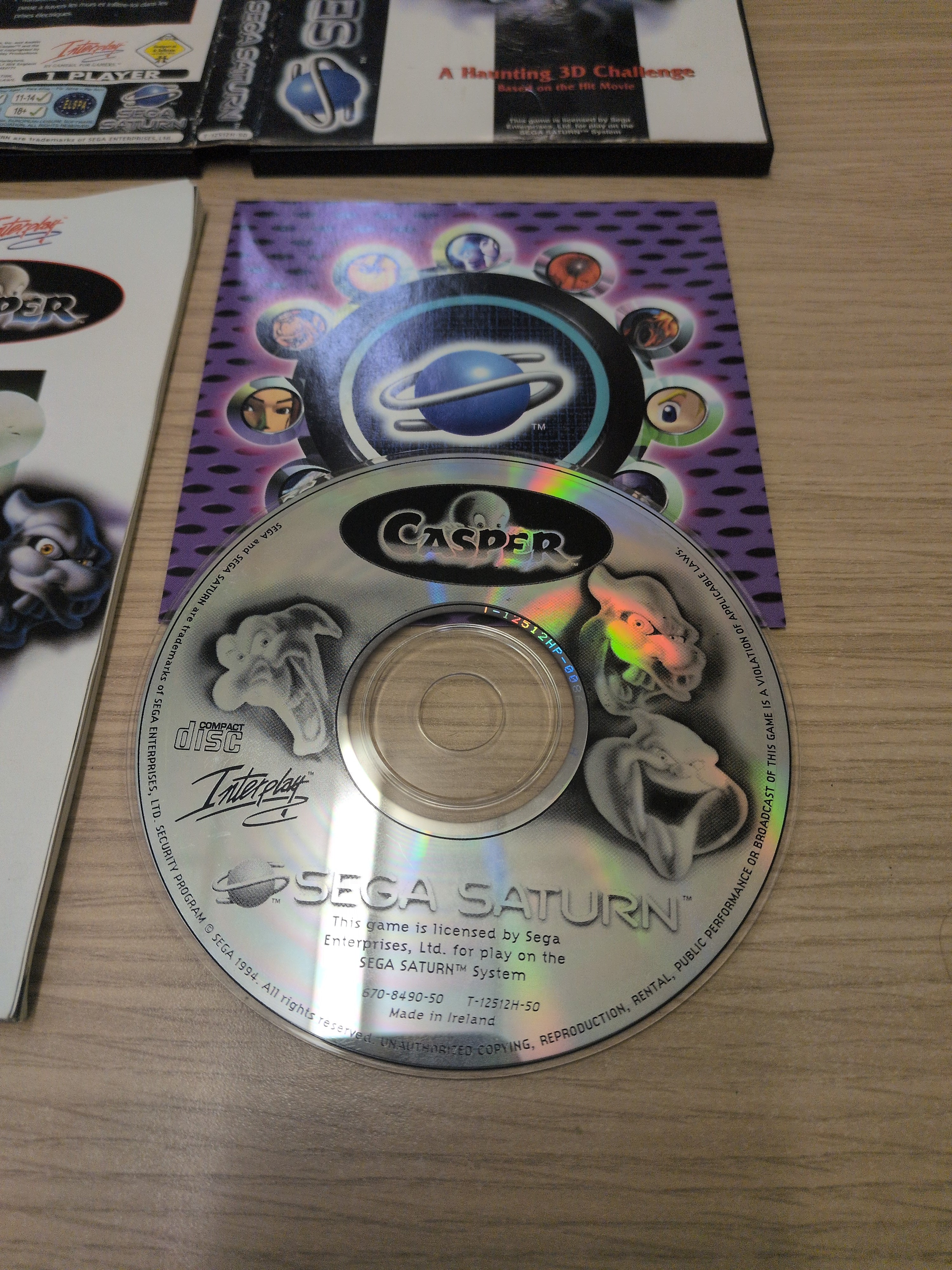 Casper Sega Saturn game