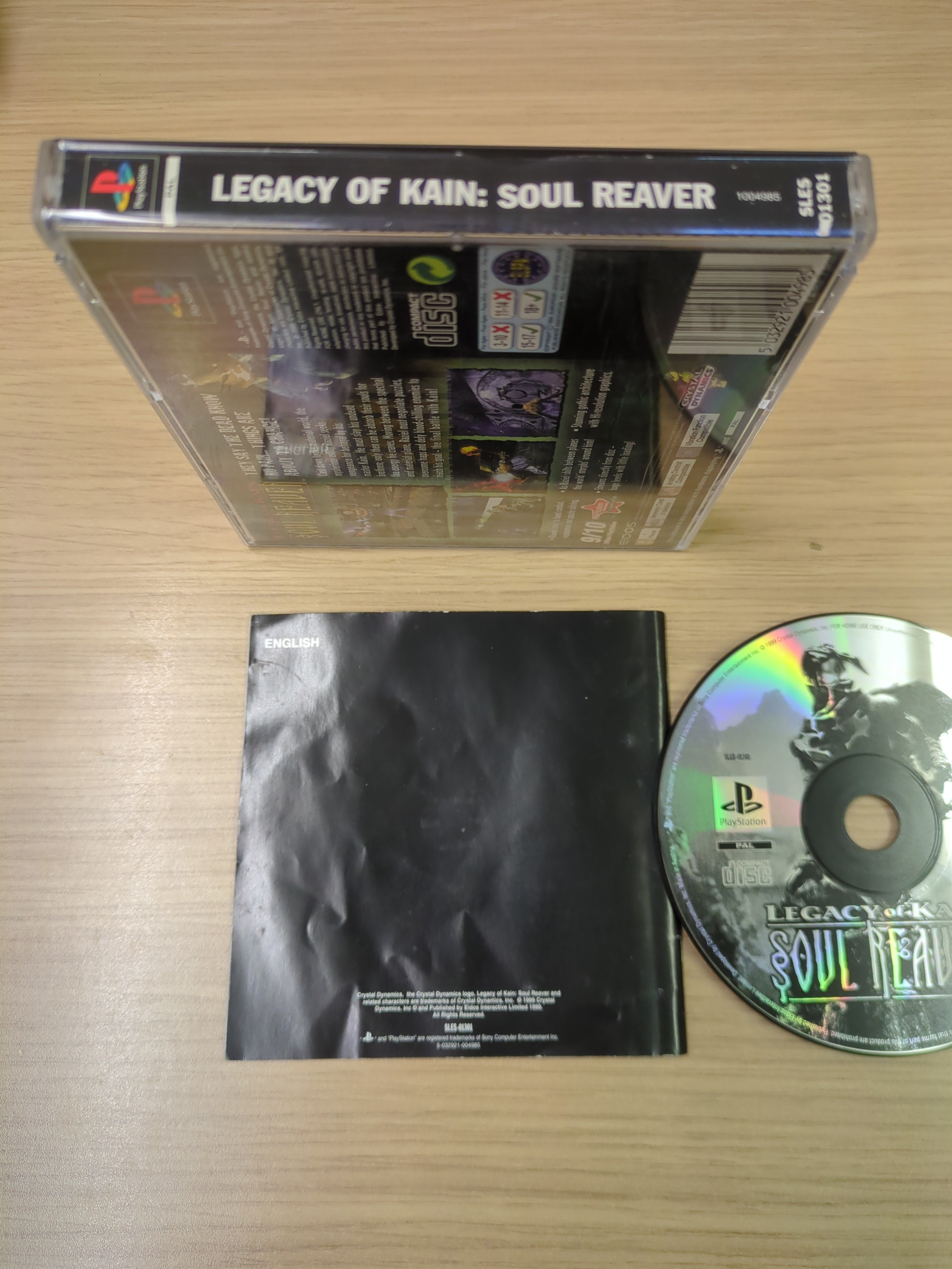 Legacy of Kain Soul Reaver Sony PS1 game