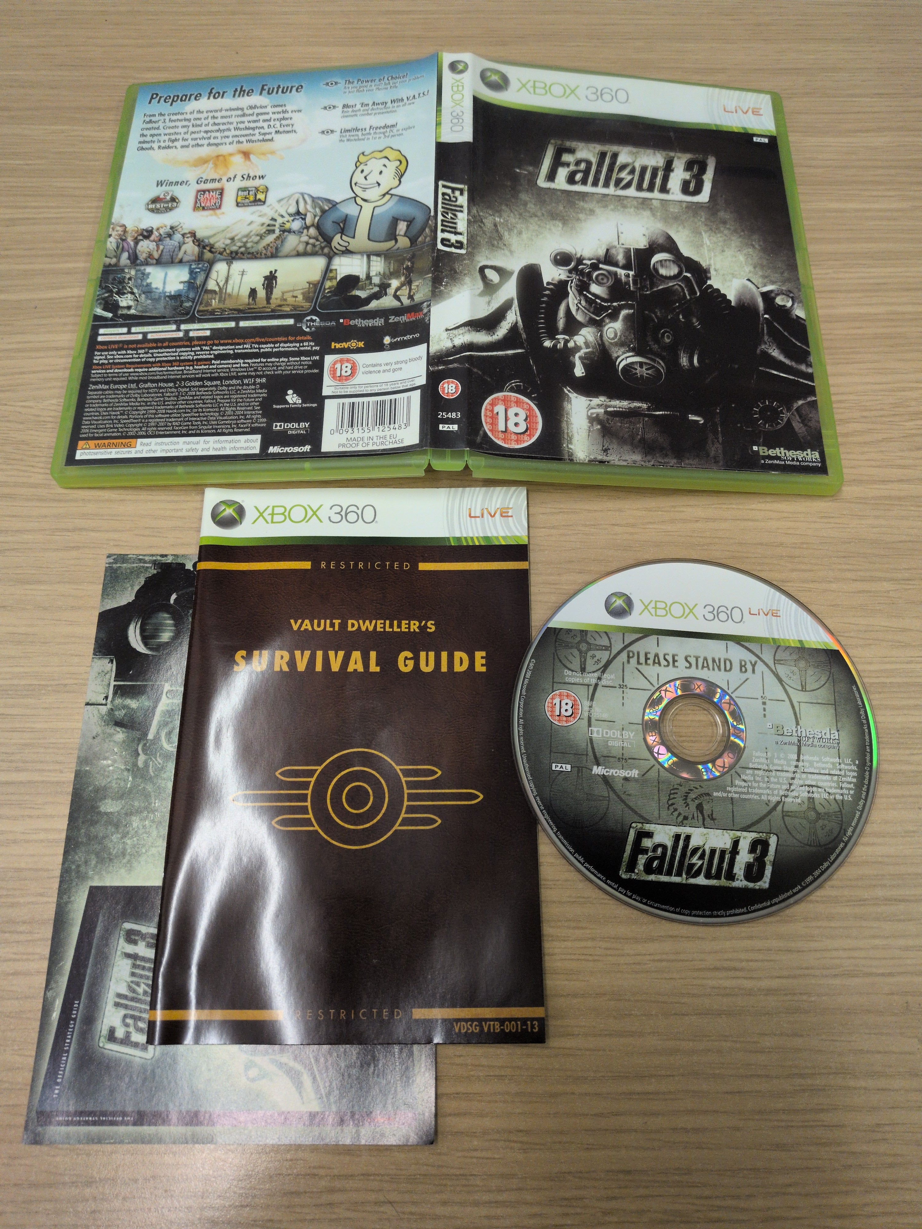 Fallout 3 Xbox 360 game – retro game store uk - 8BitBeyond.com