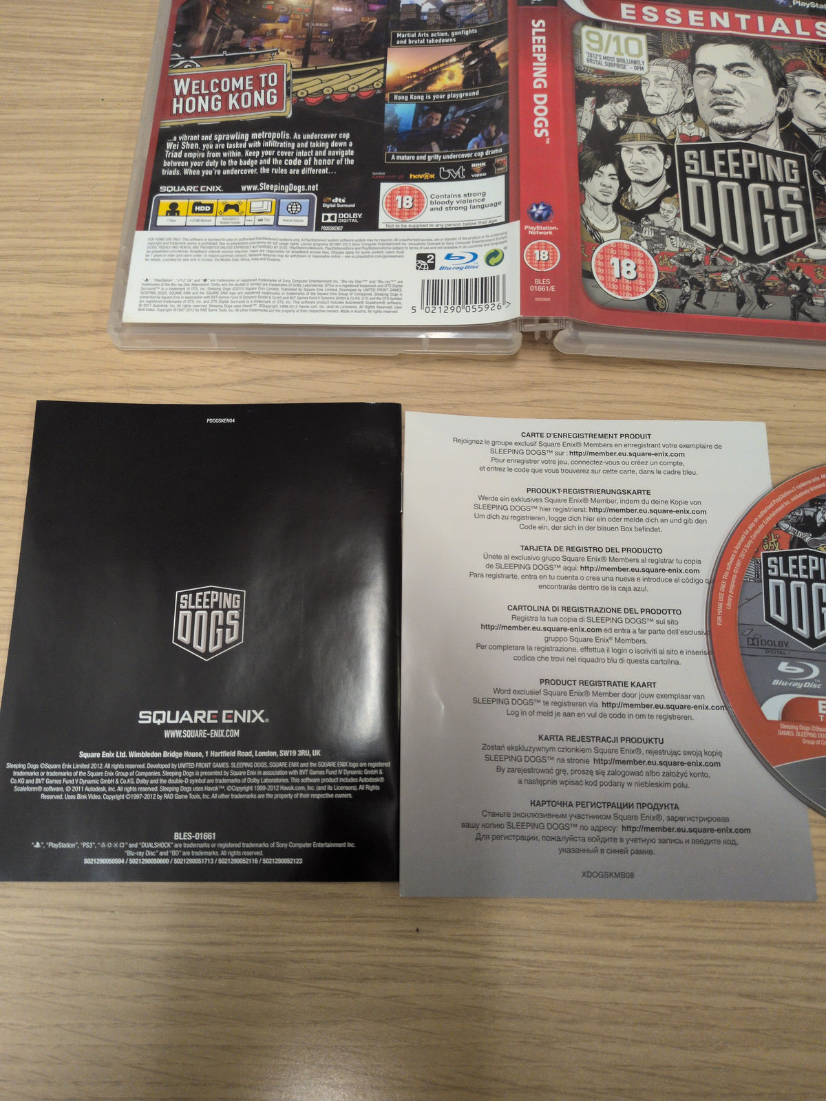 Sleeping Dogs Essentials Sony PS3 game