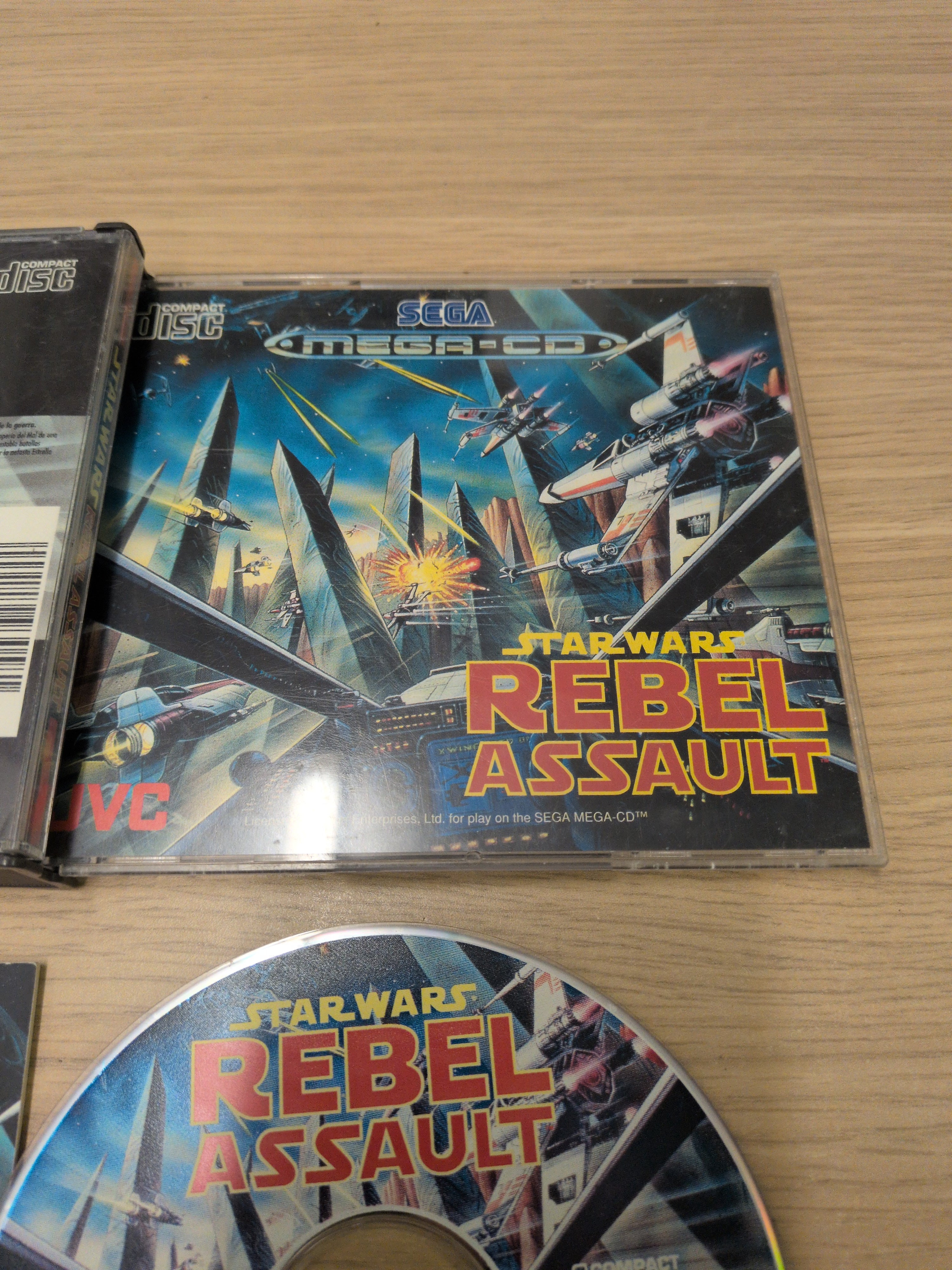 Star Wars: Rebel Assault Sega Mega-CD game