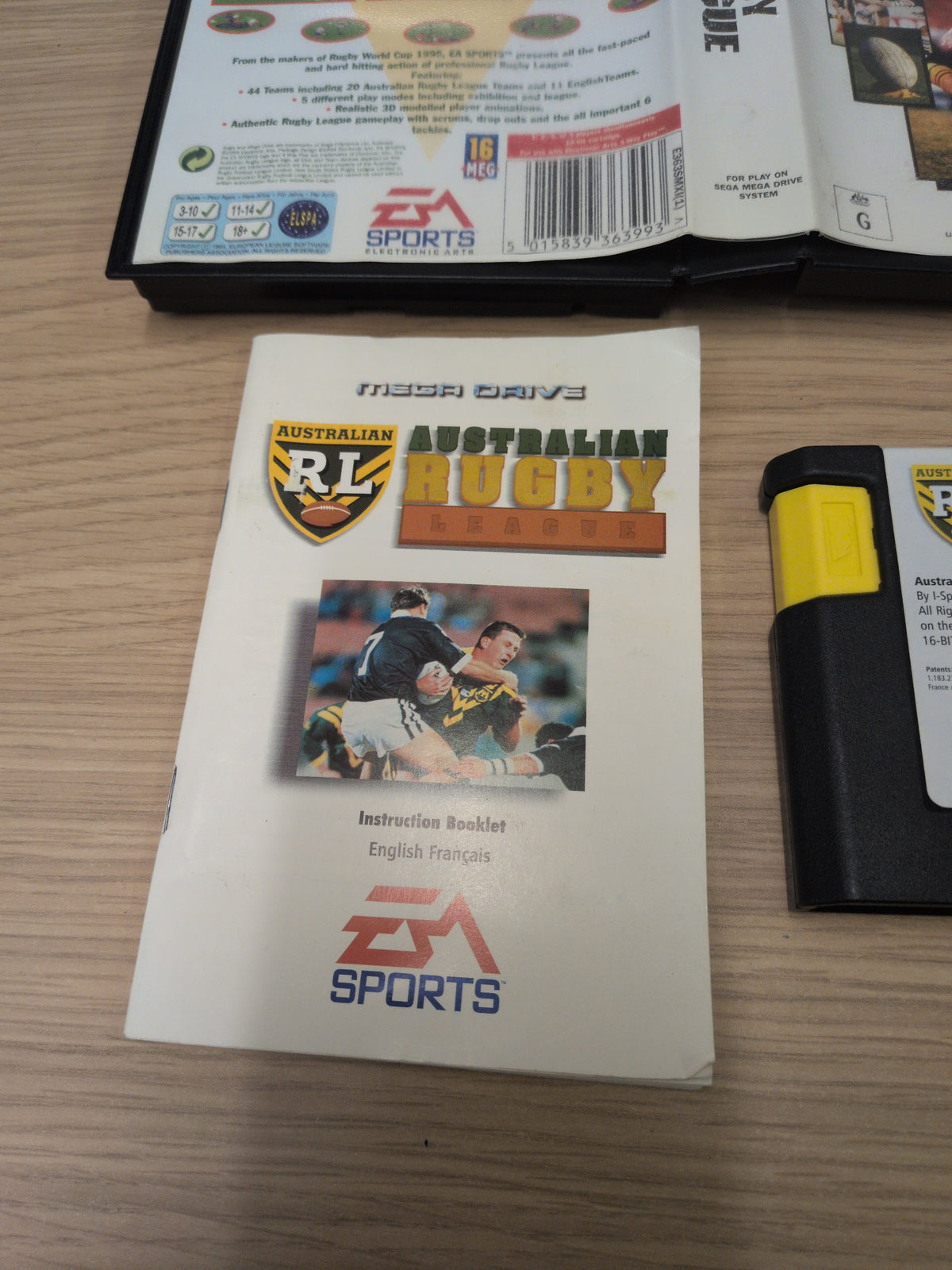 Australian Rugby League Sega Mega Drive game