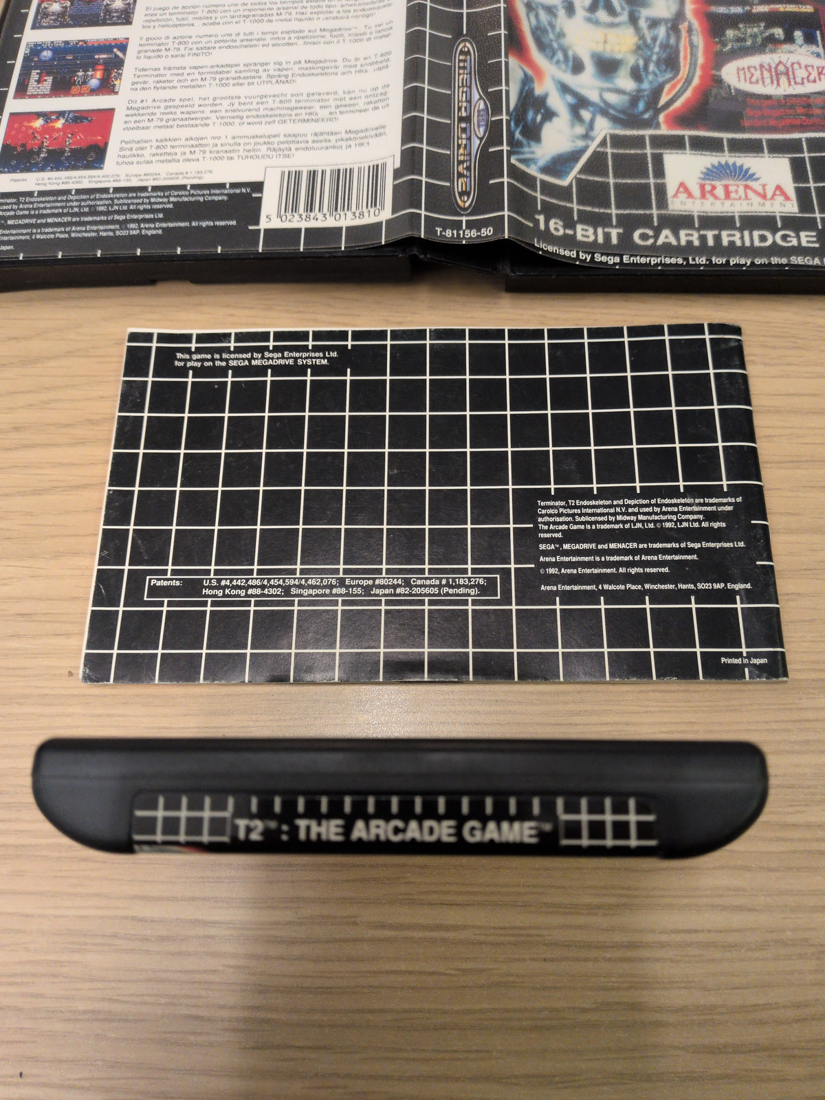 T2: Terminator 2 The Arcade Game Sega Mega Drive game