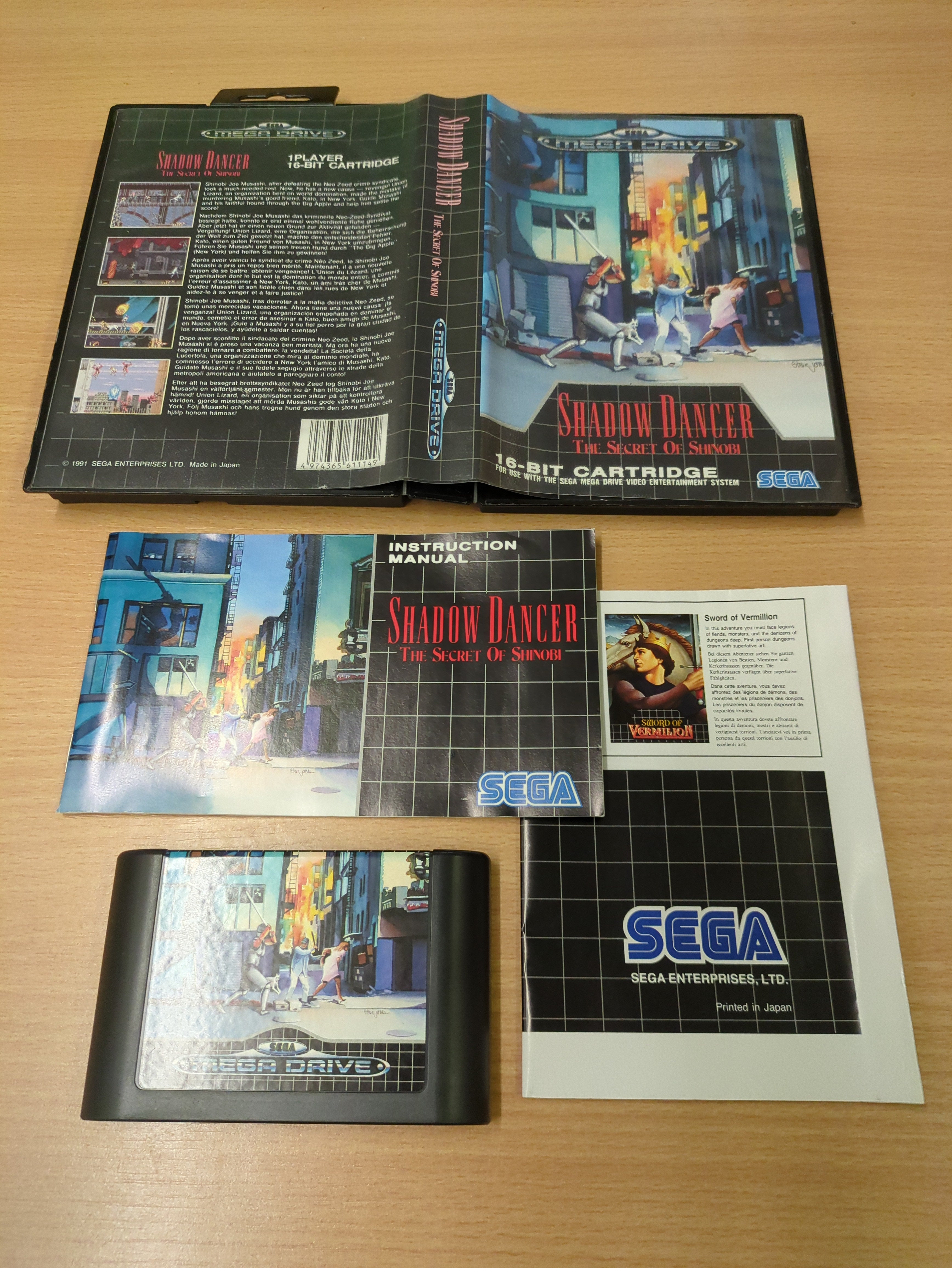 Shadow Dancer: The Secret of Shinobi Sega Mega Drive game