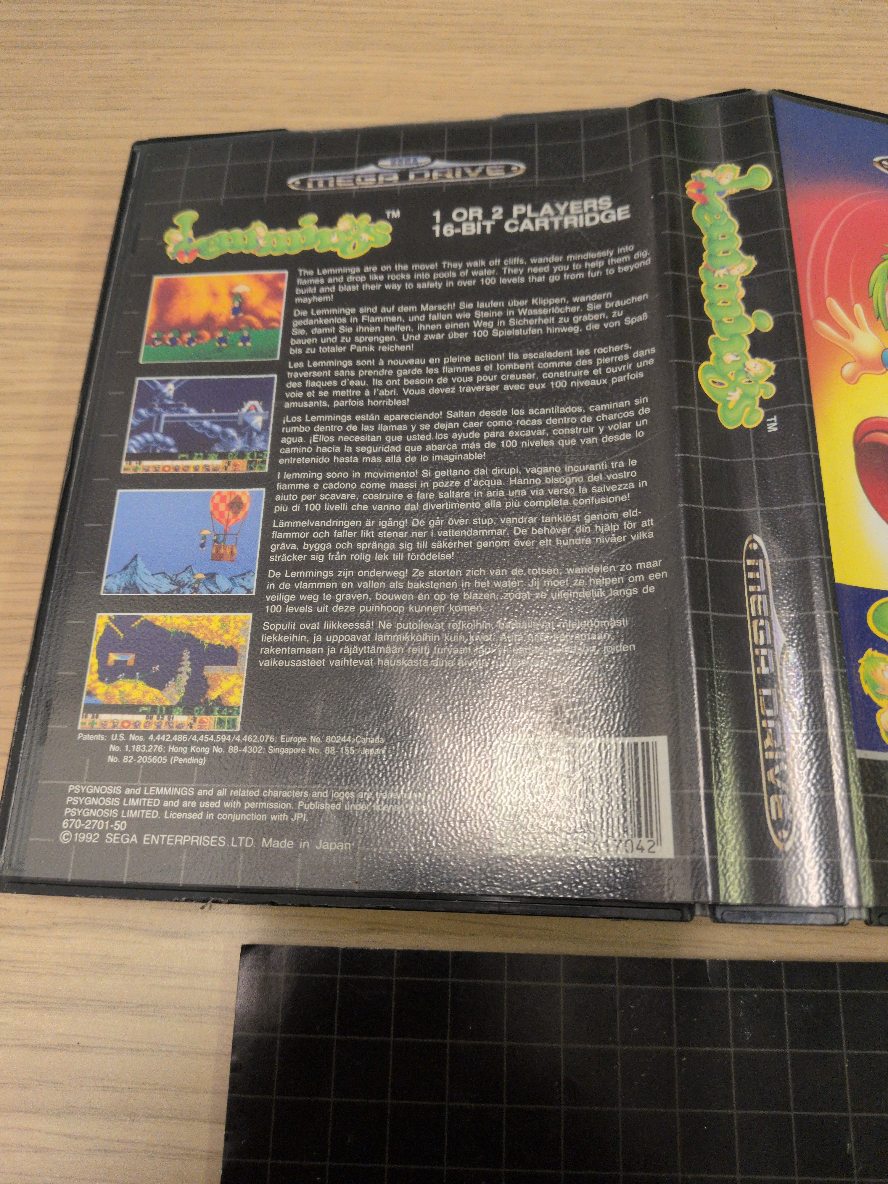 Lemmings Sega Mega Drive game