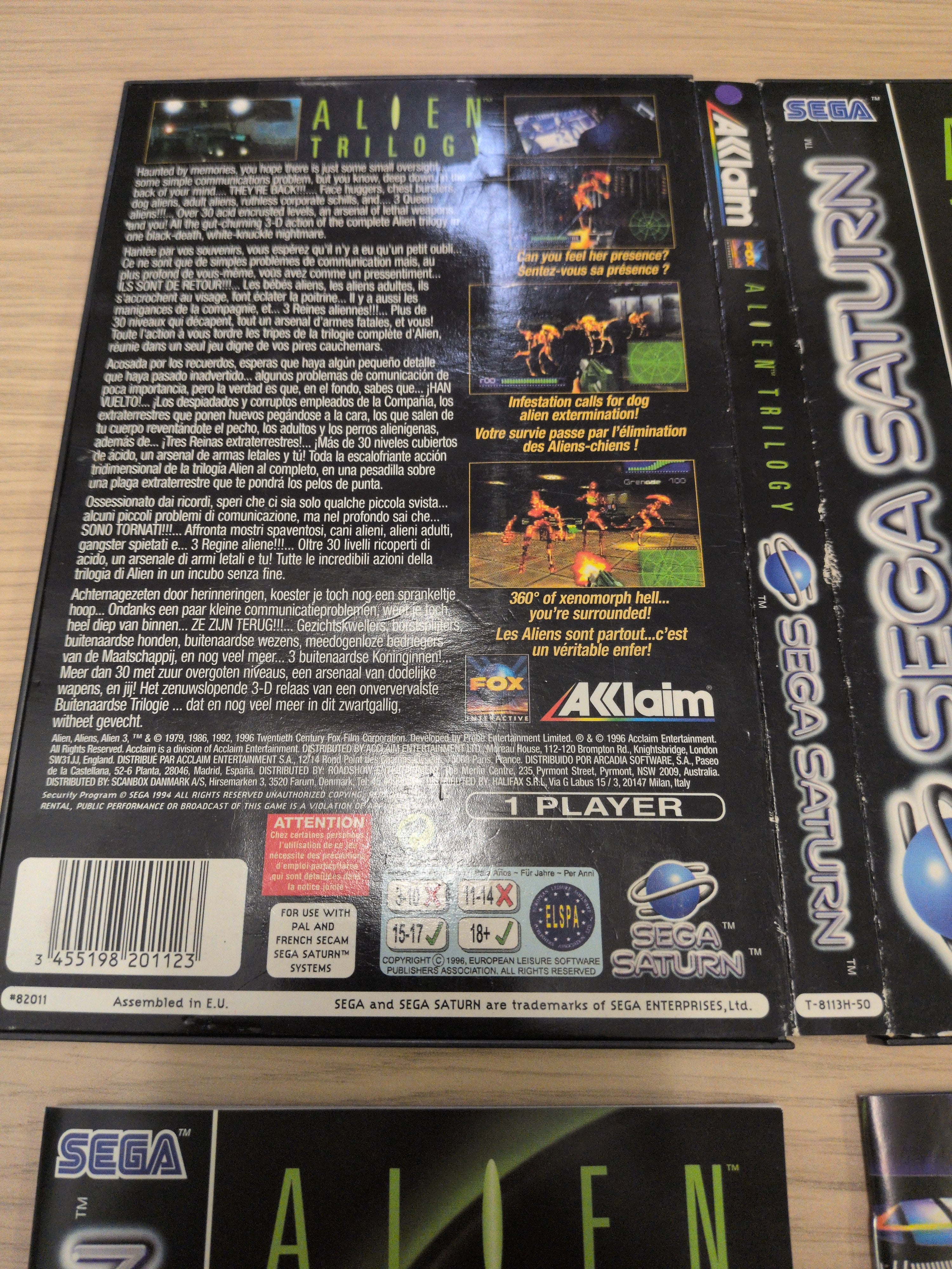 Alien Trilogy Sega Saturn game