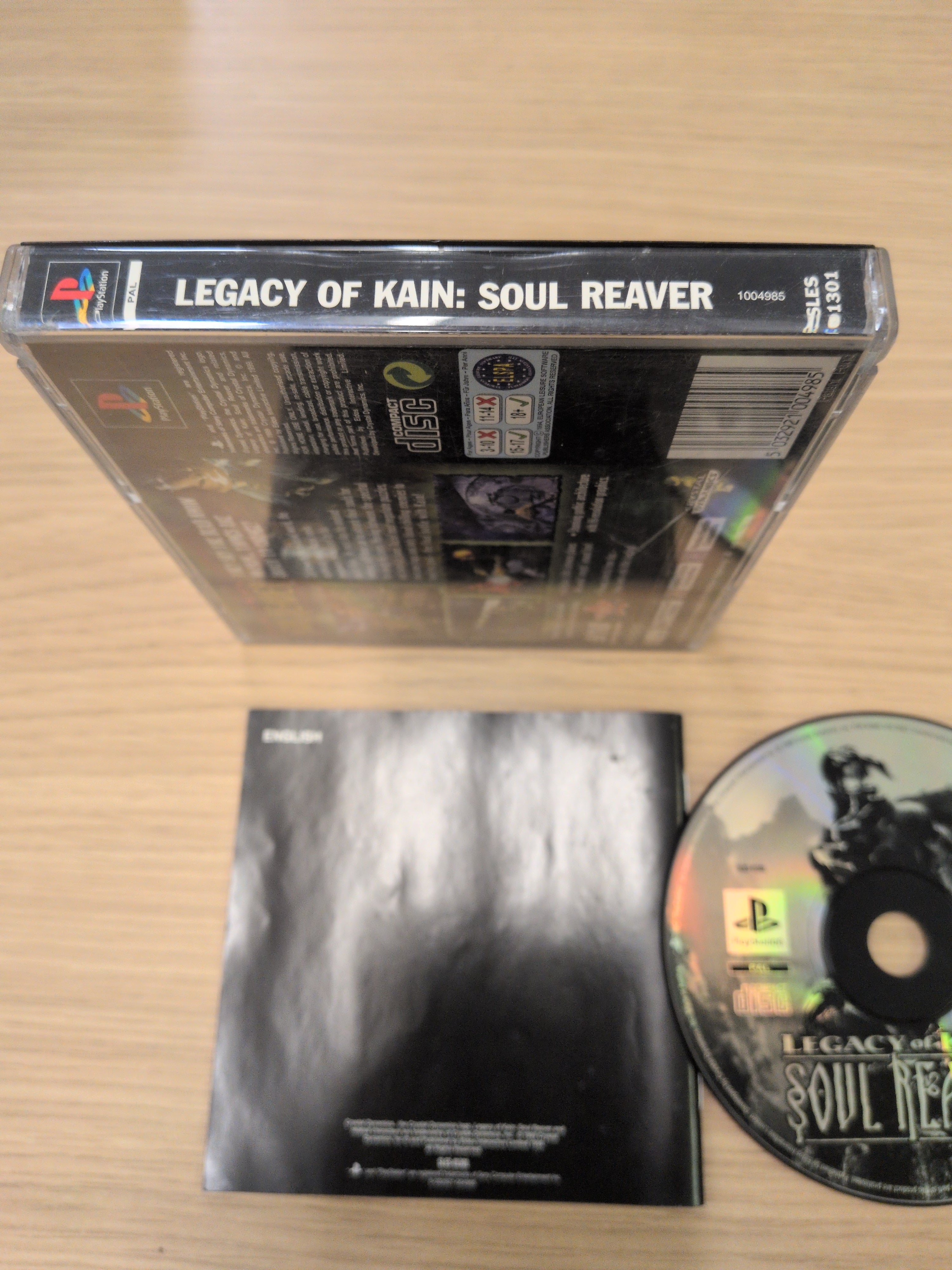 Legacy of Kain Soul Reaver Sony PS1 game