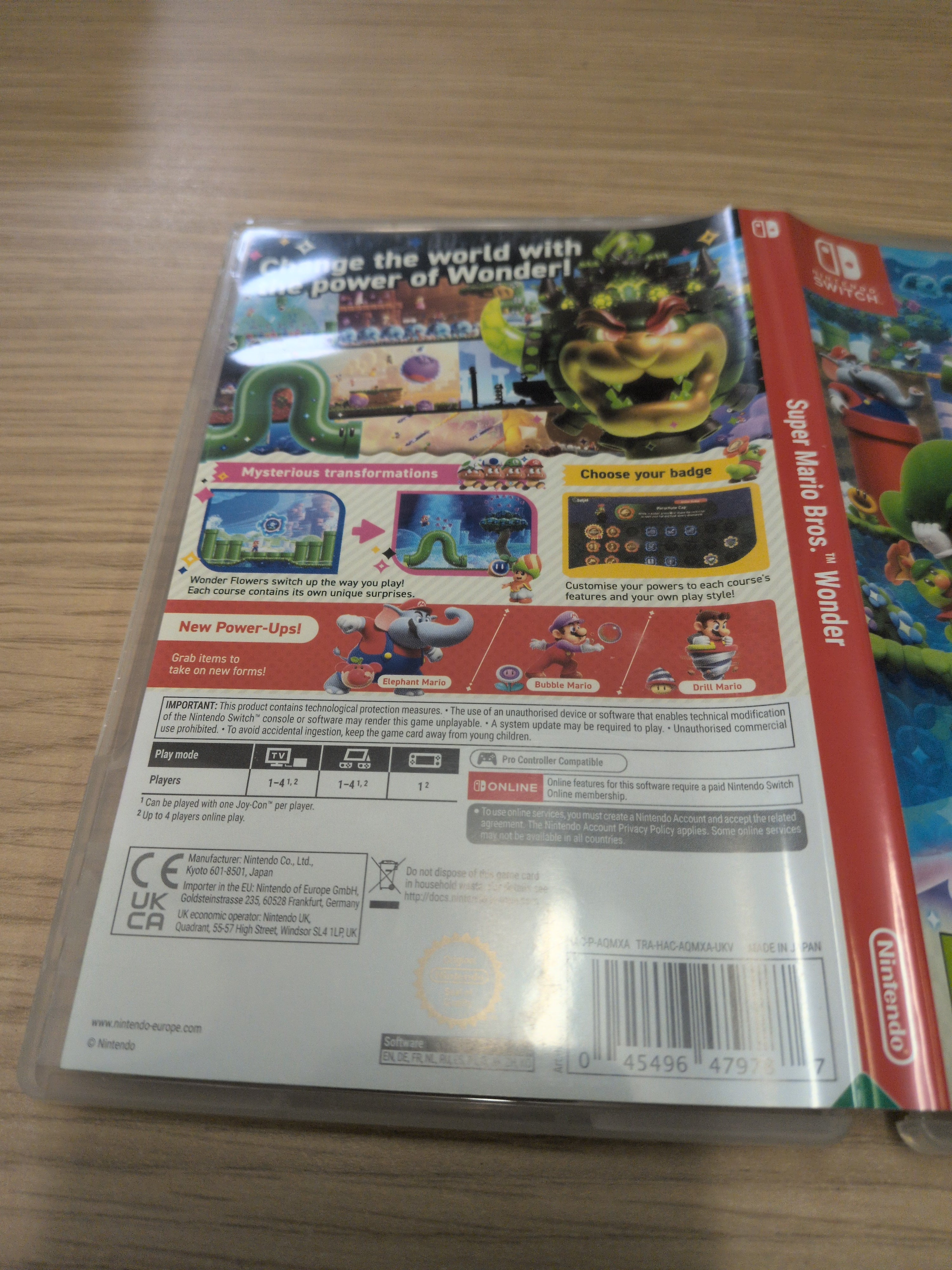 Super Mario Bros. Wonder Nintendo Switch game