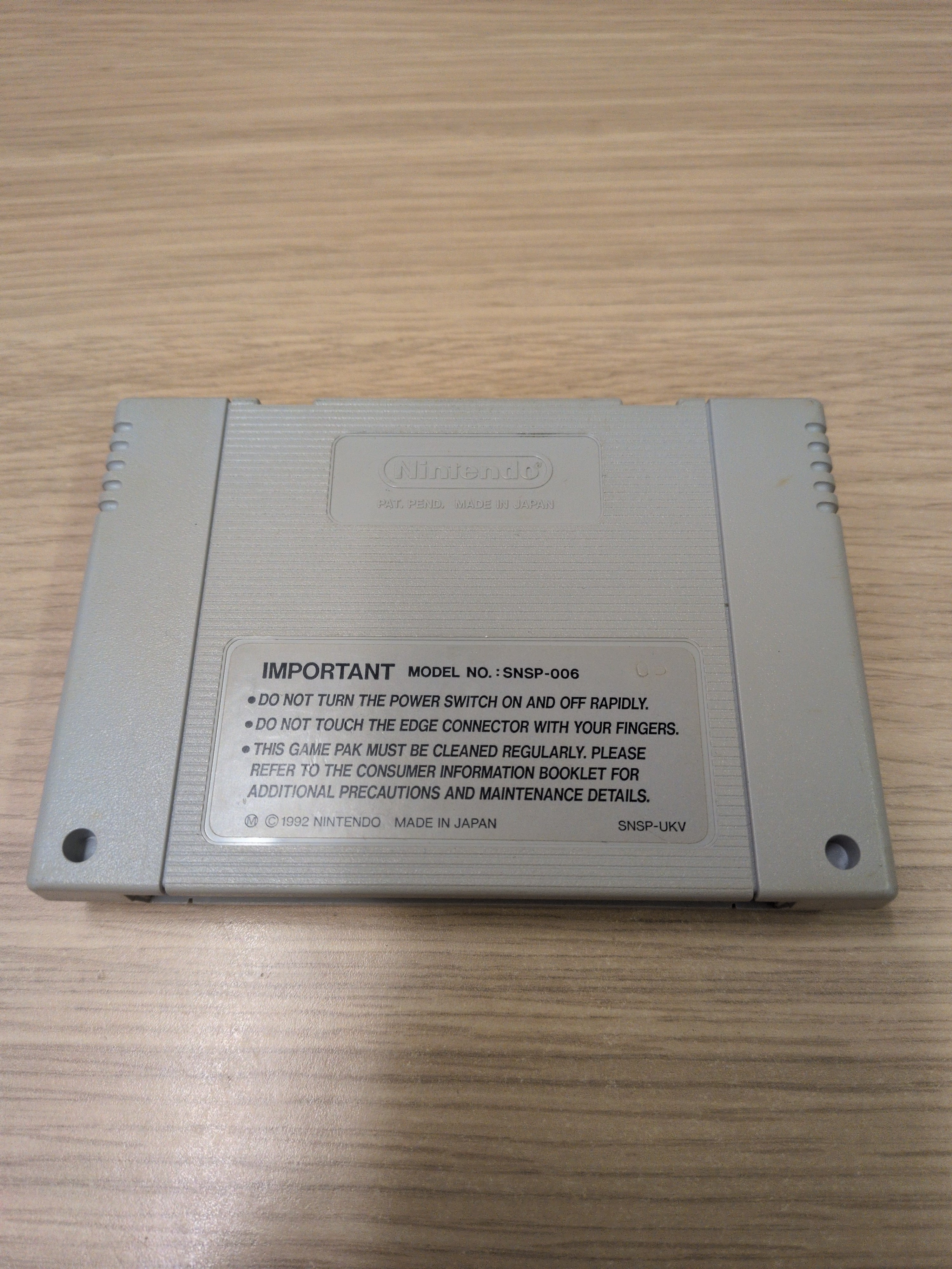 Super Strike Gunner Super Nintendo SNES game Cart Only