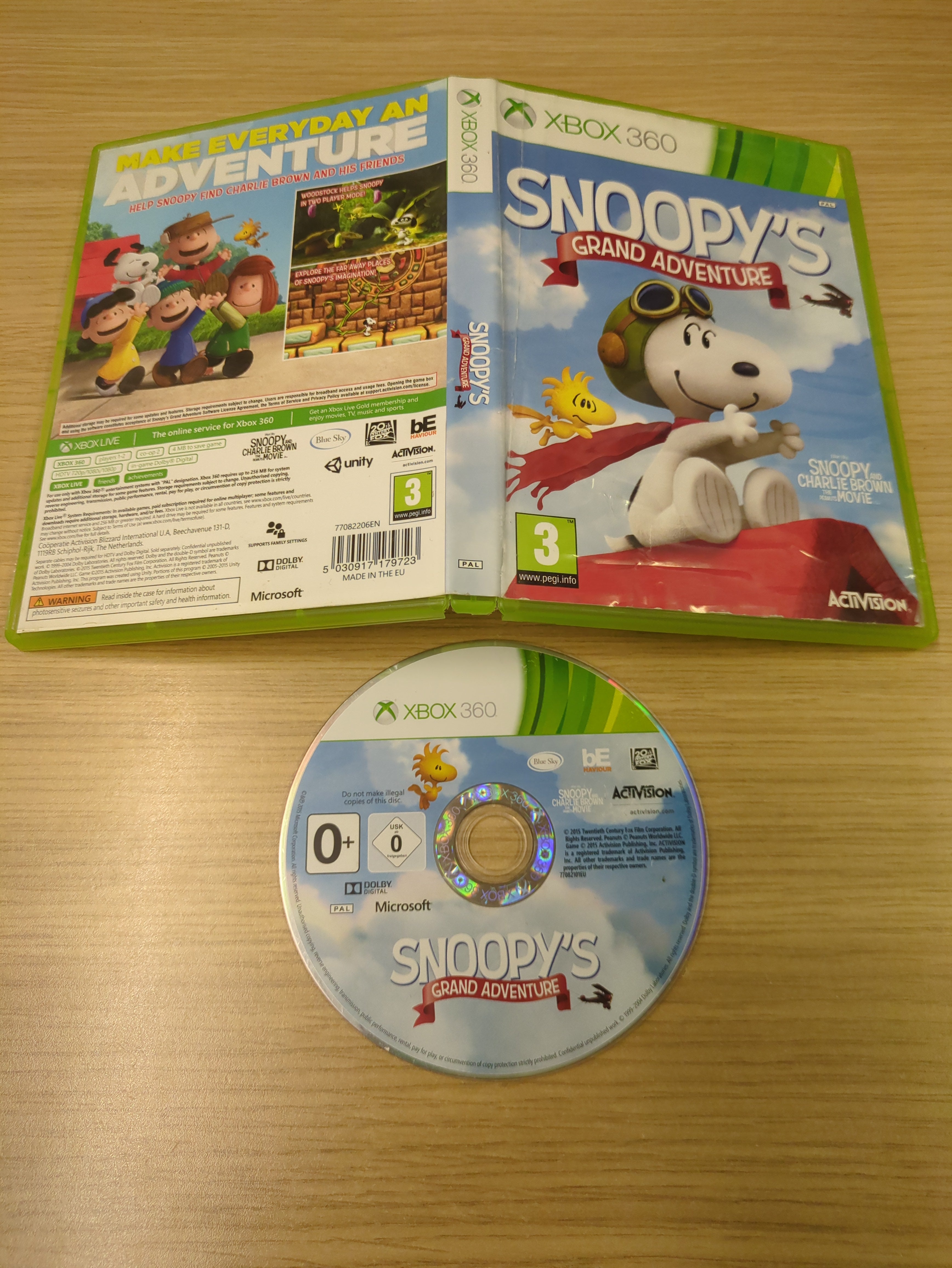 Snoopy Grand Adventures Xbox 360 game