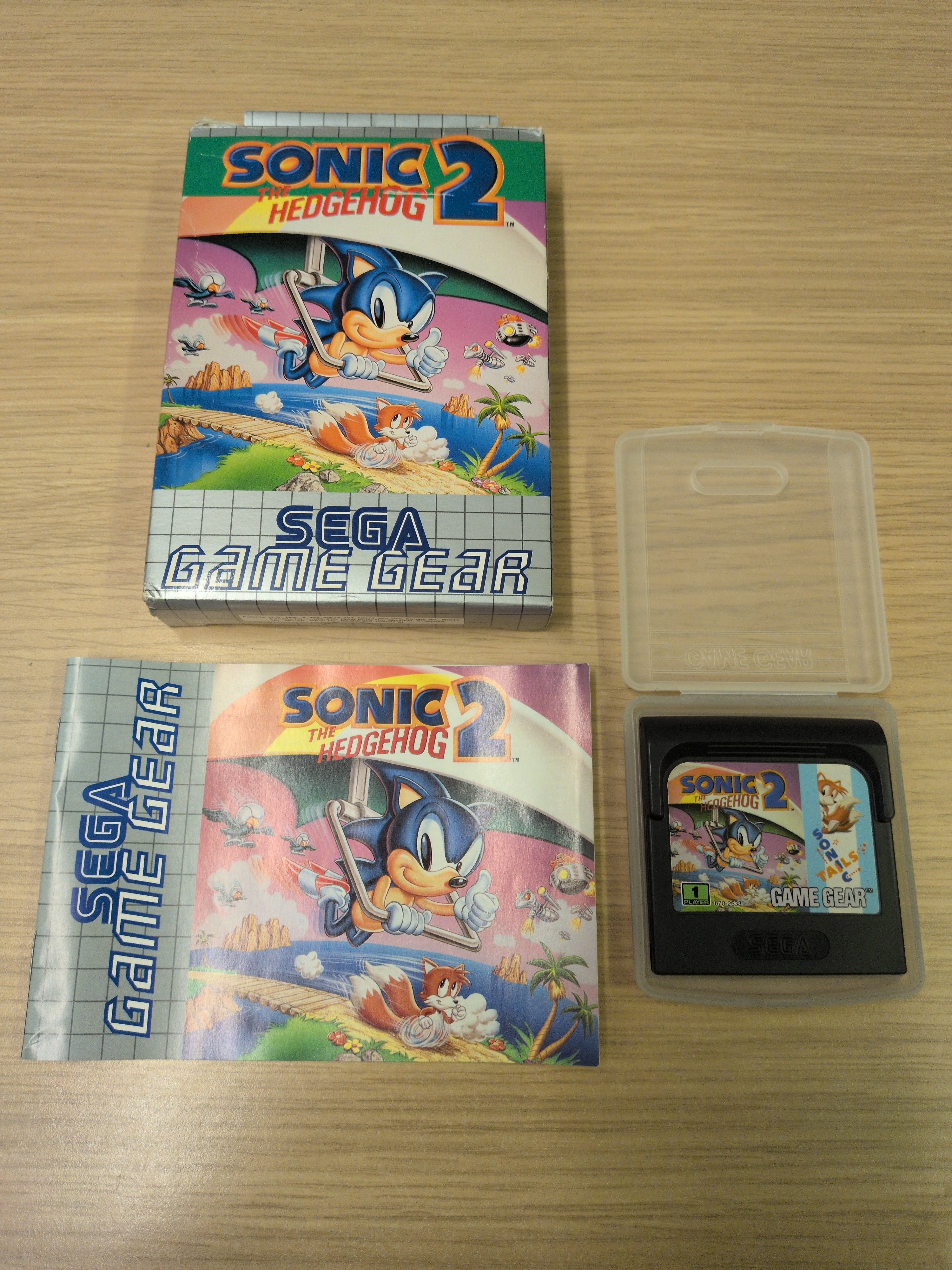Sonic The Hedgehog 2 Sega Game Gear game