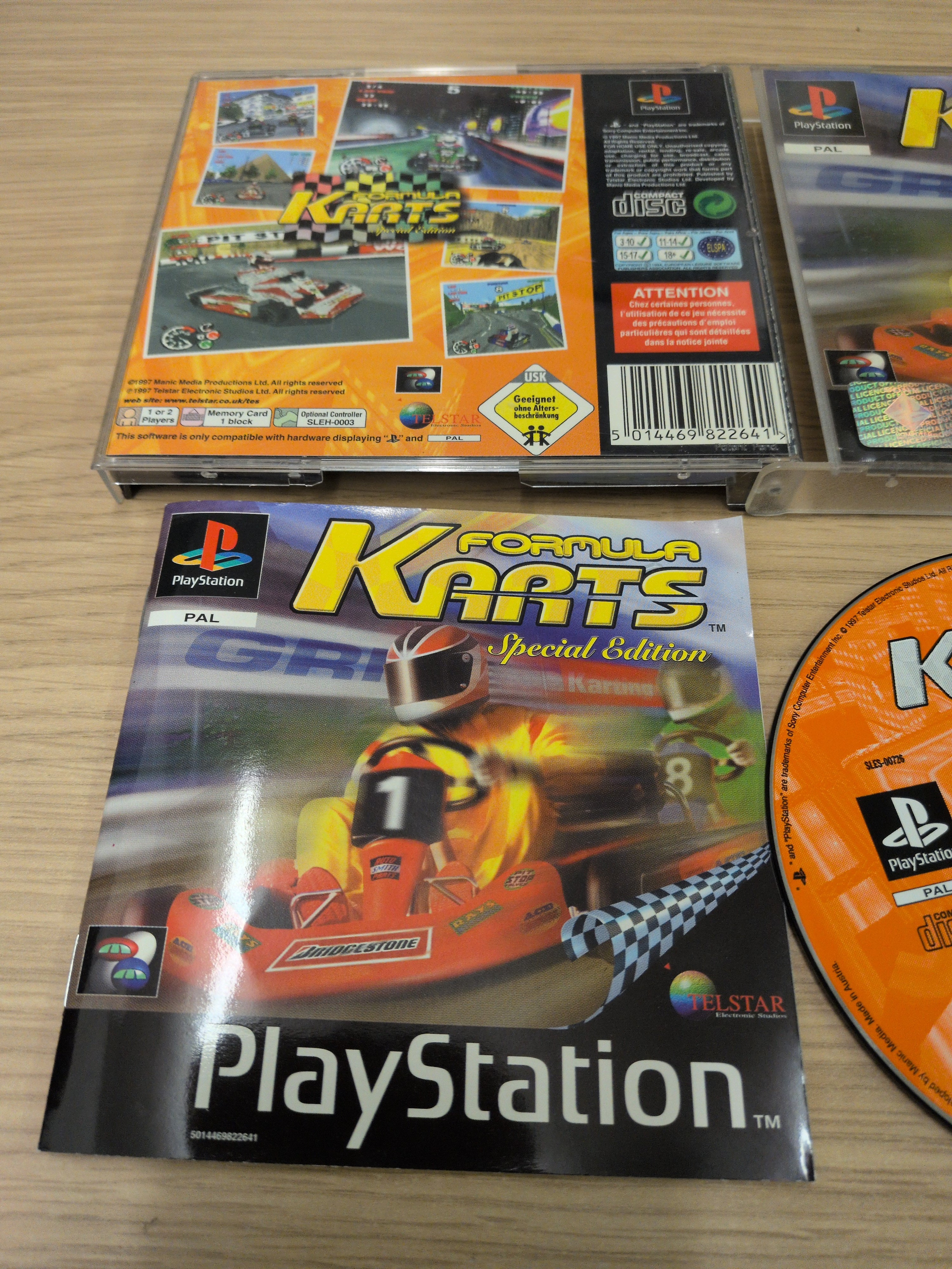 Formula Karts Special Edition Sony PS1 game
