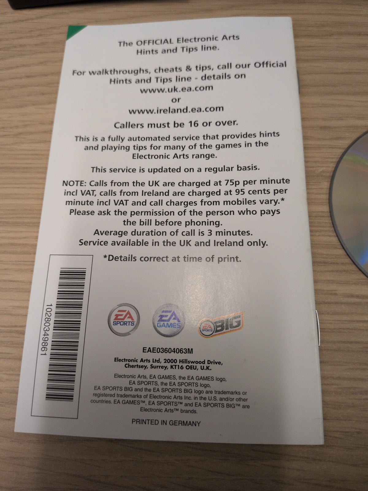 FIFA Football 2004 Nintendo GameCube game