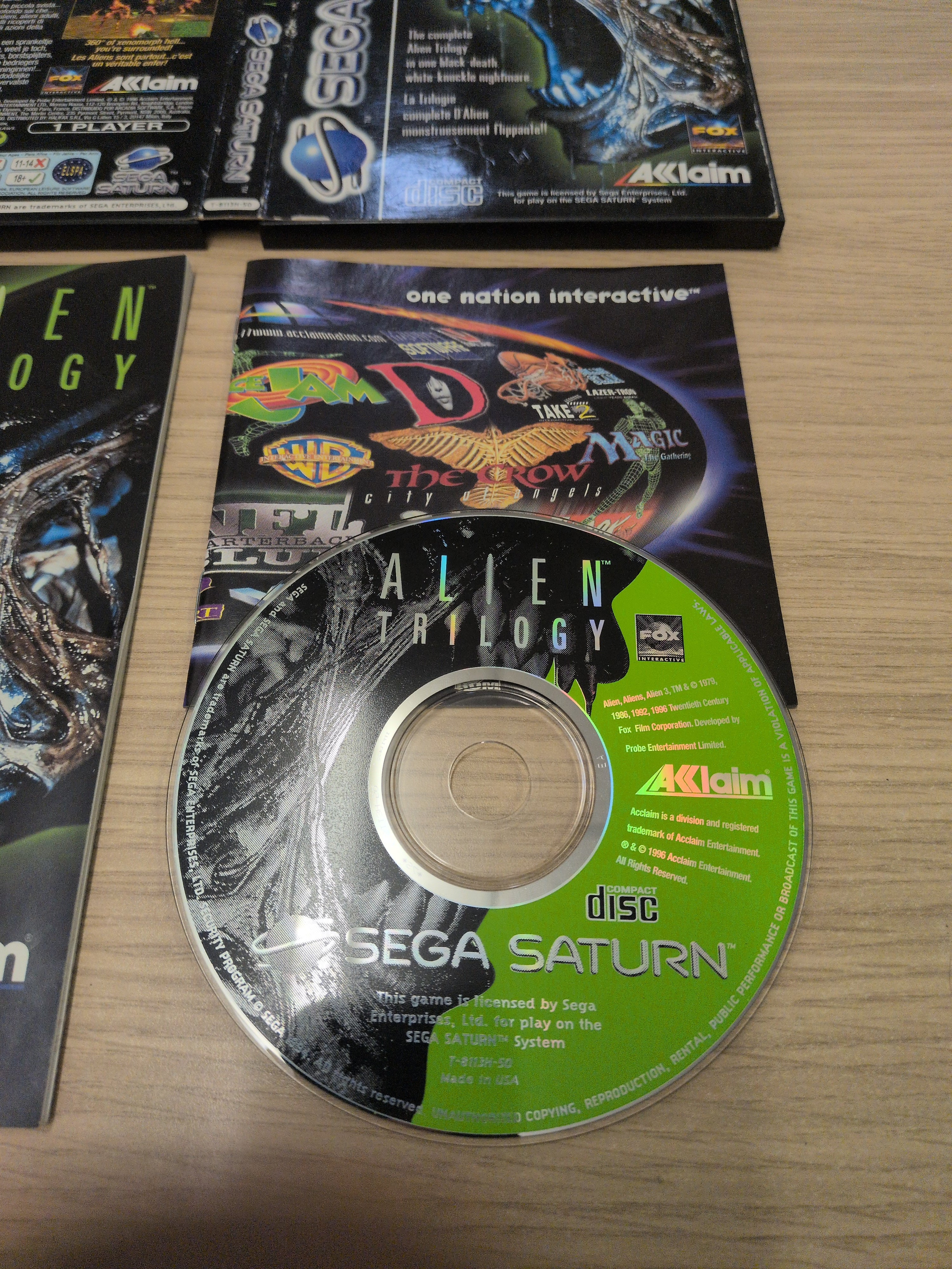 Alien Trilogy Sega Saturn game