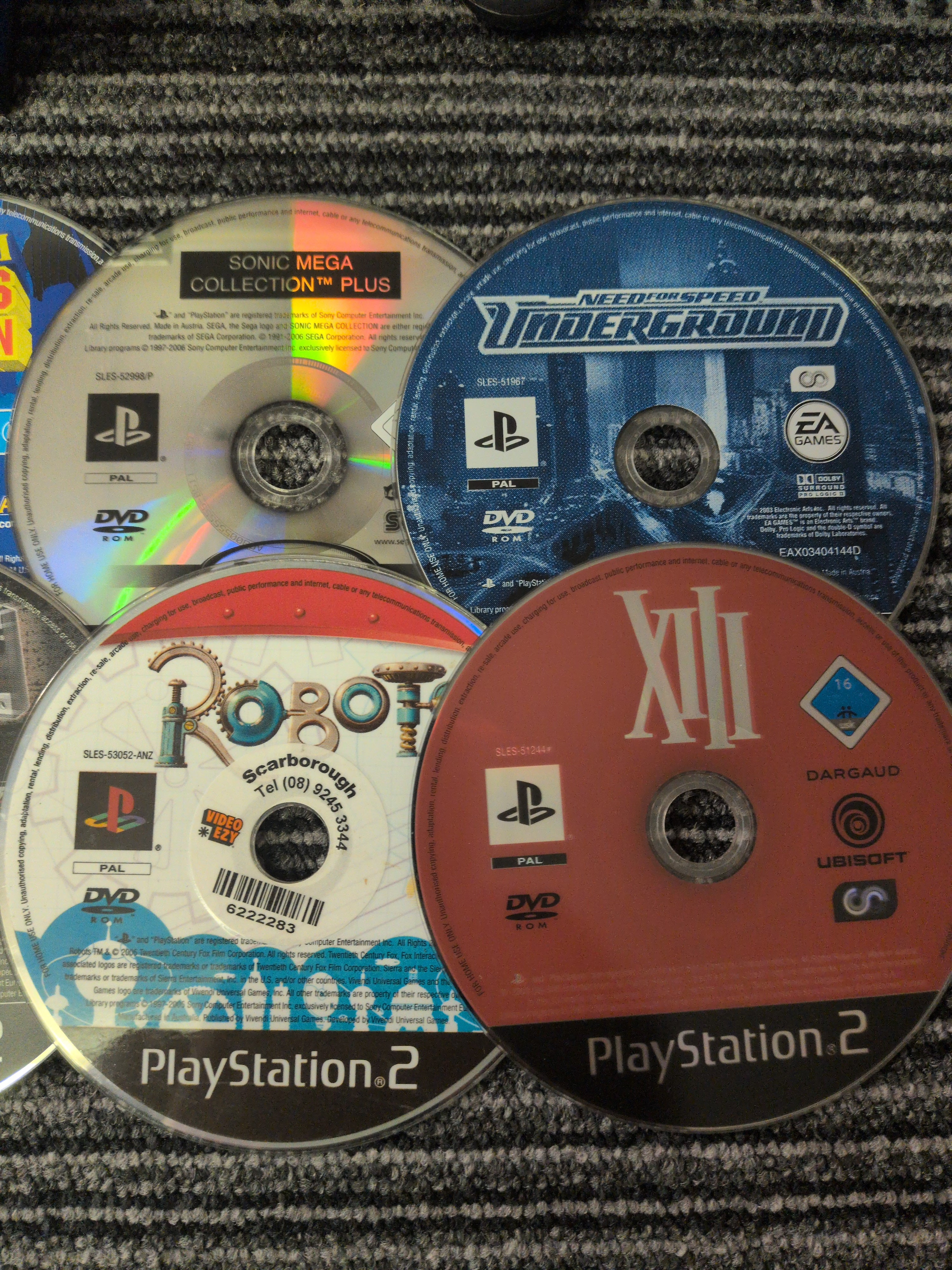 Sony PlayStation 2 PS2 Console & Games Bundle