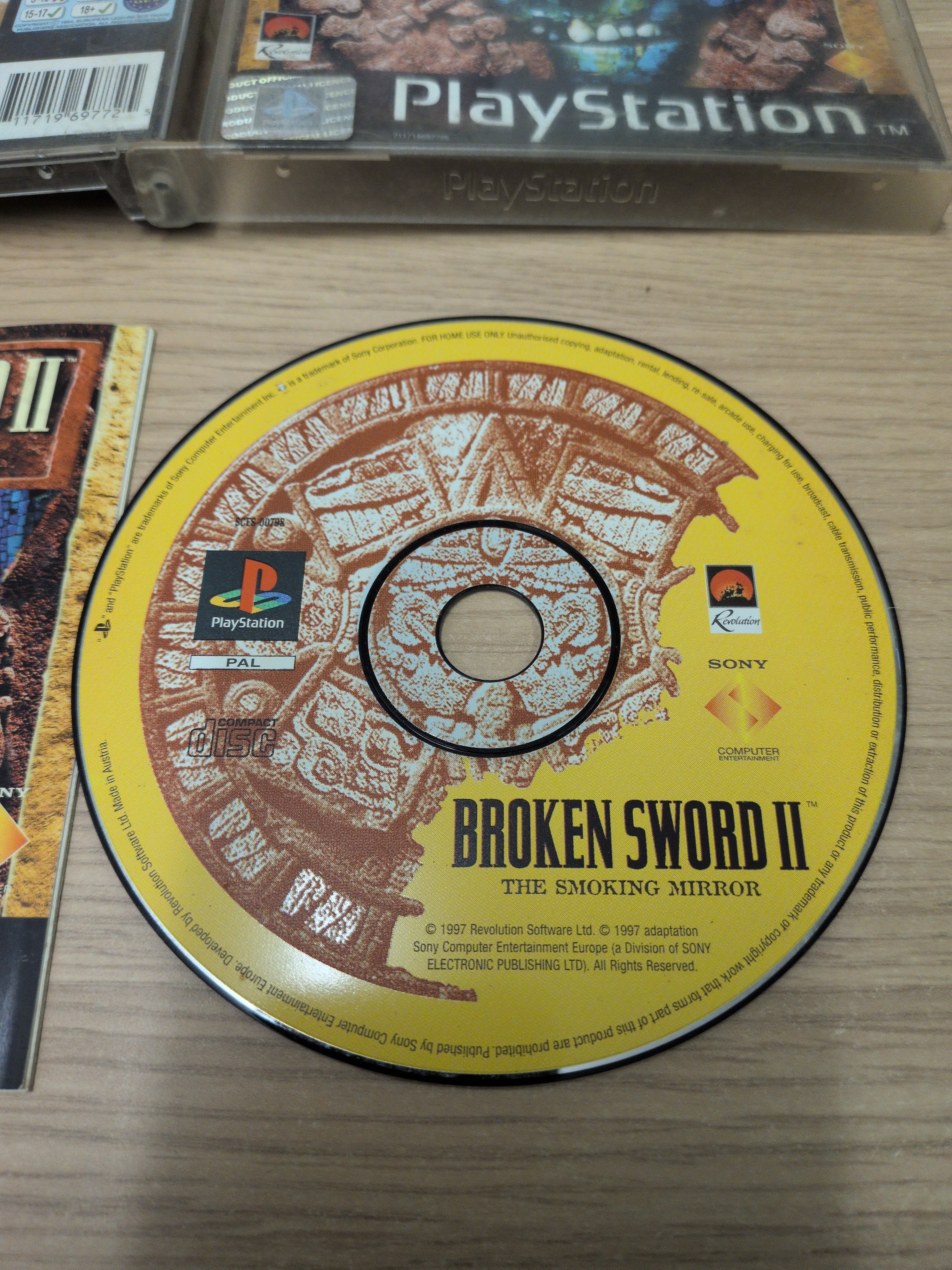Broken Sword II Sony PS1 game