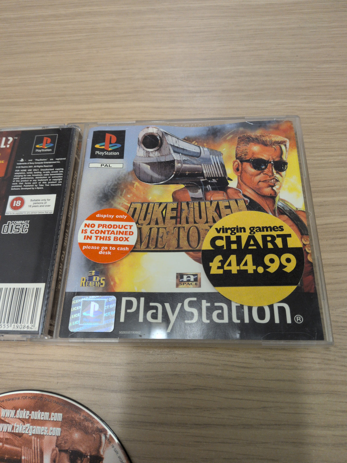 Duke Nukem Time to Kill Sony PS1 game