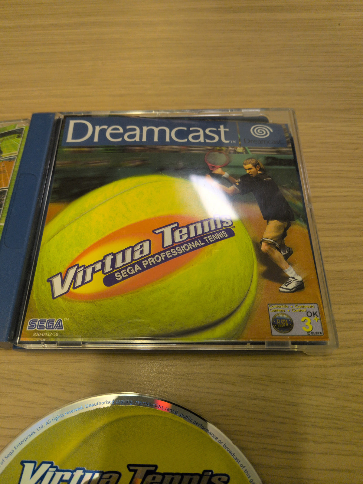 Virtua Tennis Sega dreamcast game