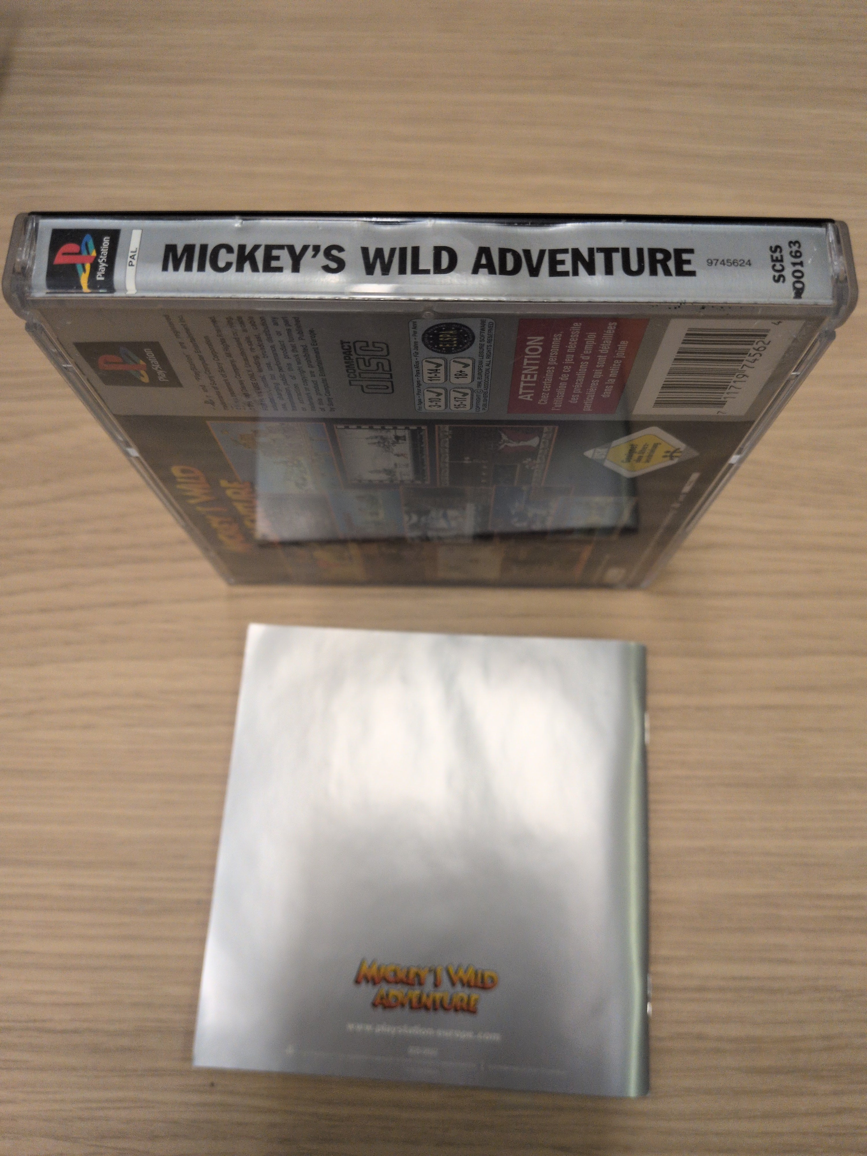 Mickey's Wild Adventure Platinum Sony PS1 game
