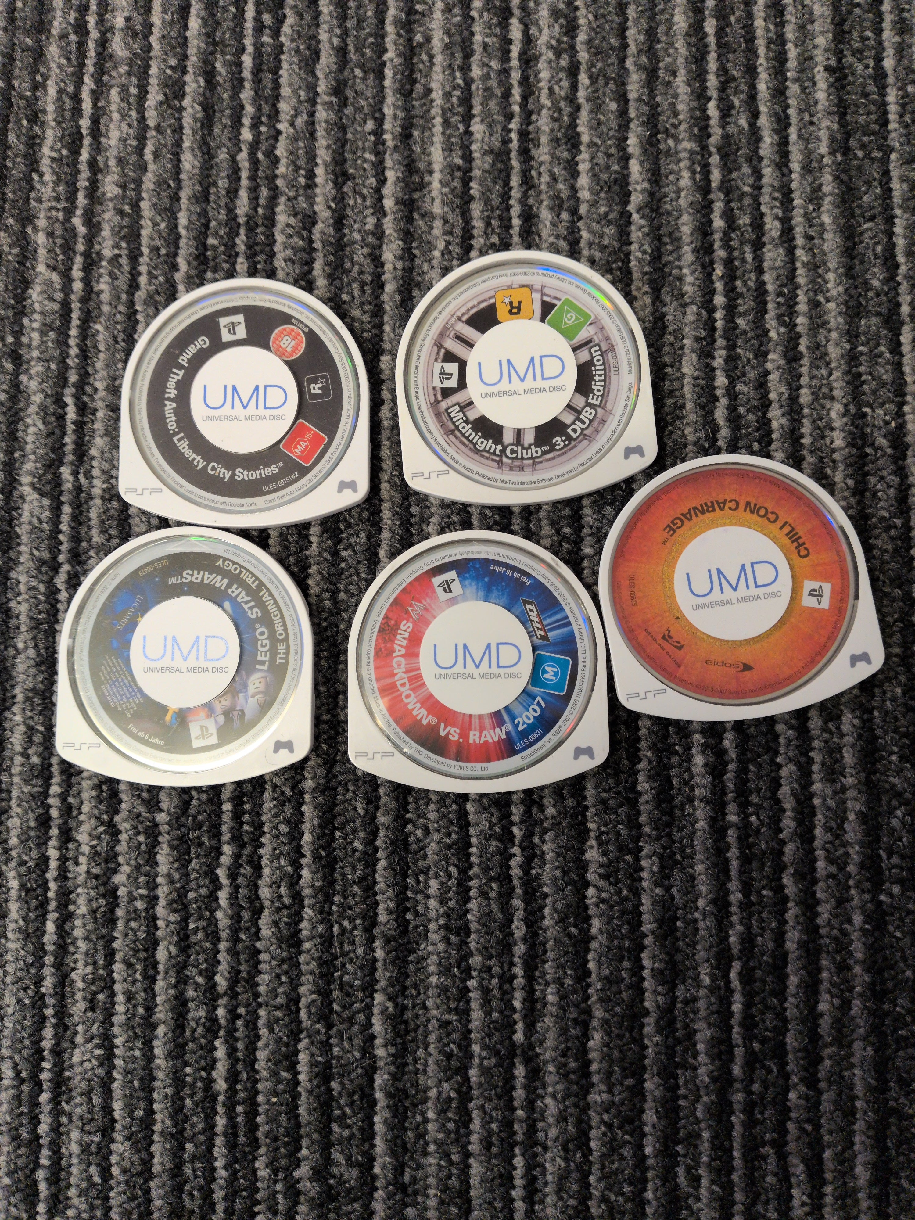 Sony PlayStation Portable PSP 1003 Console Ceramic White Boxed Bundle with games