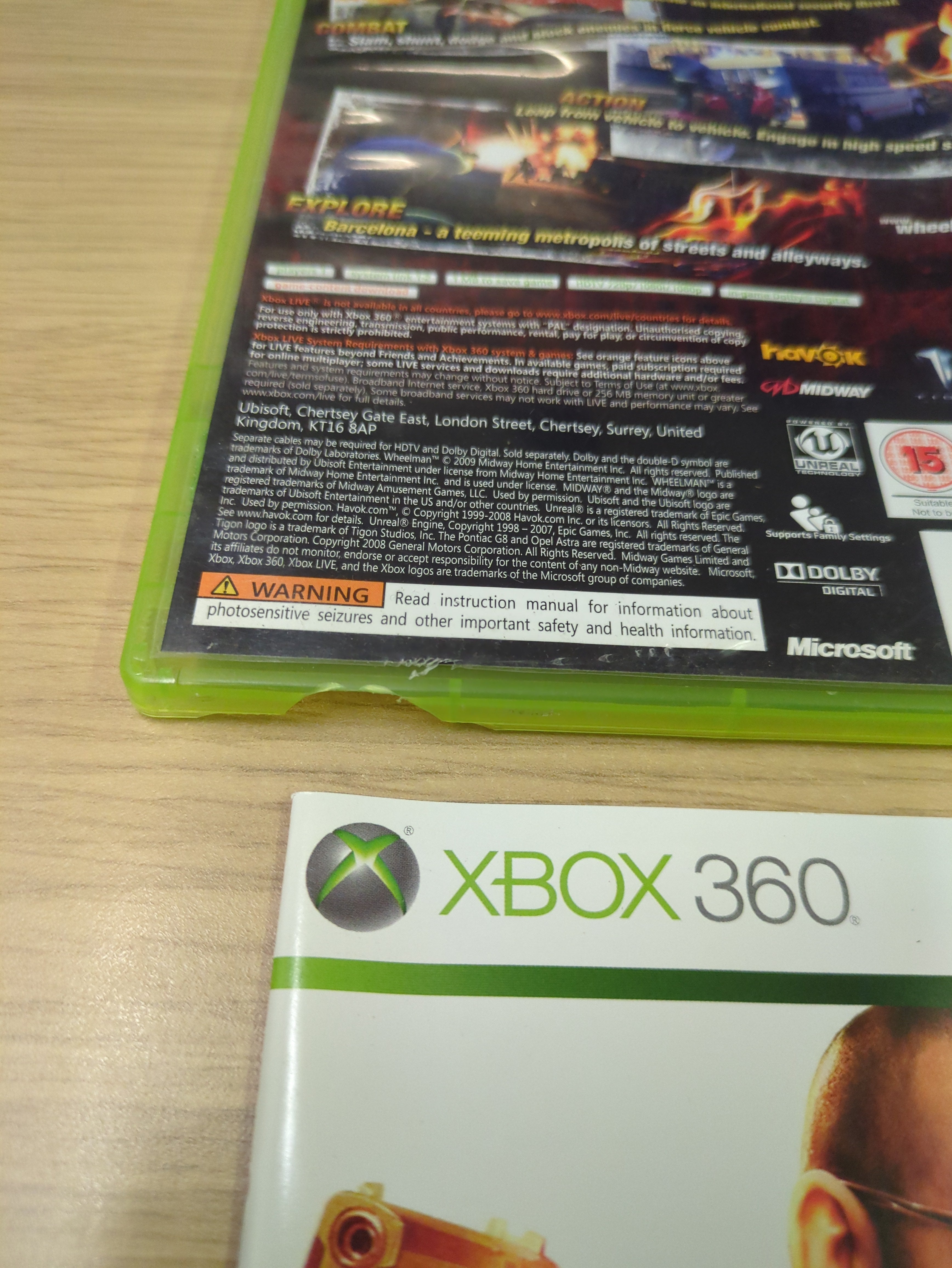 Wheelman Xbox 360 game