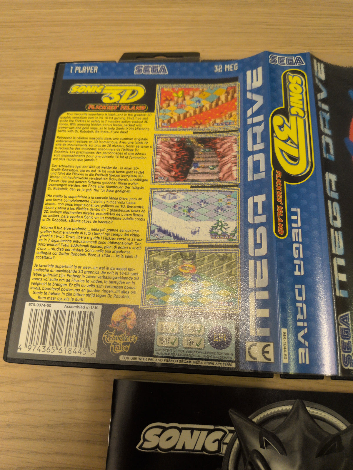 Sonic 3D Flickies' Island Sega Mega Drive game