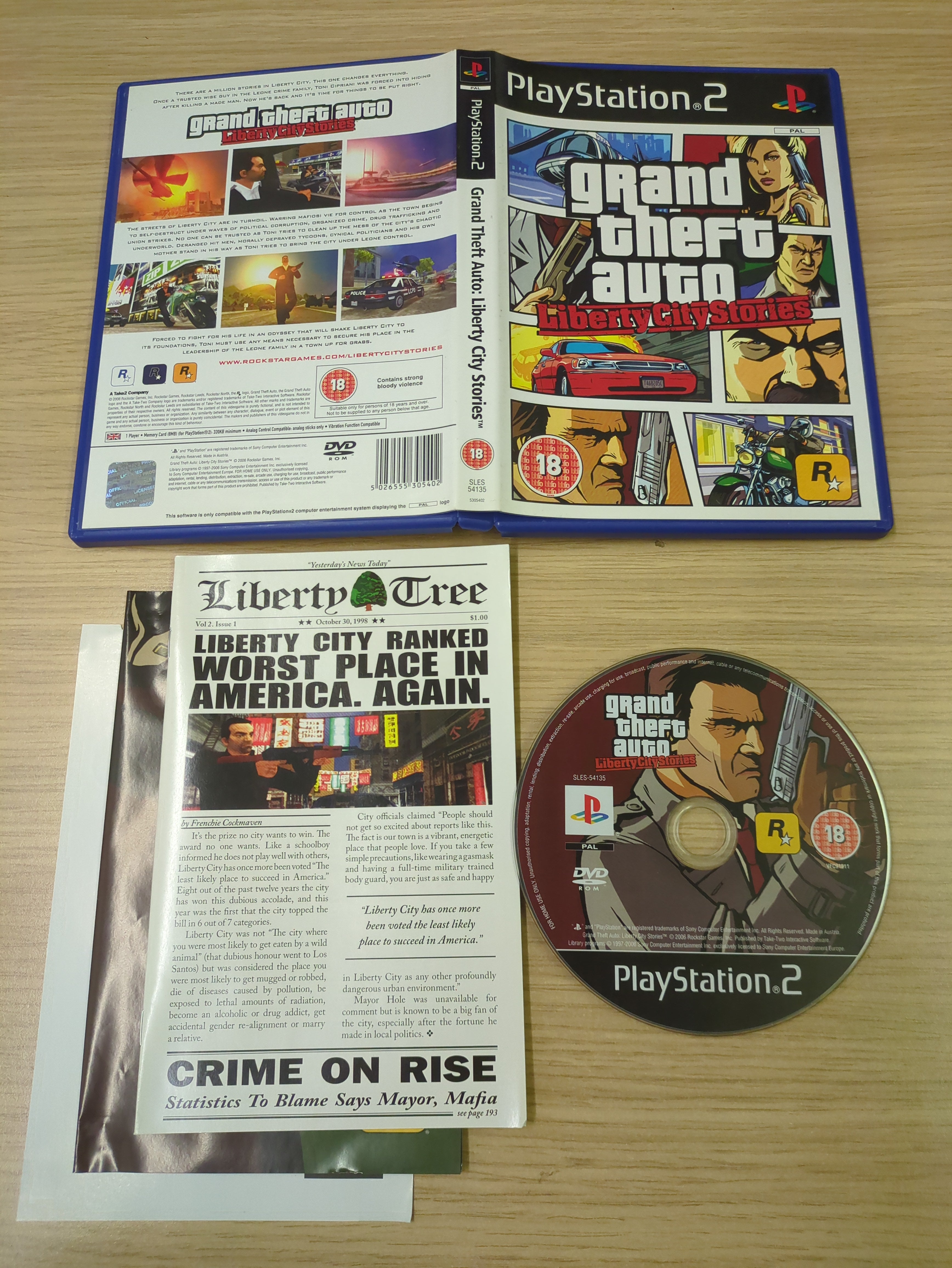 Grand Theft Auto: Liberty City Stories Sony PS2 game