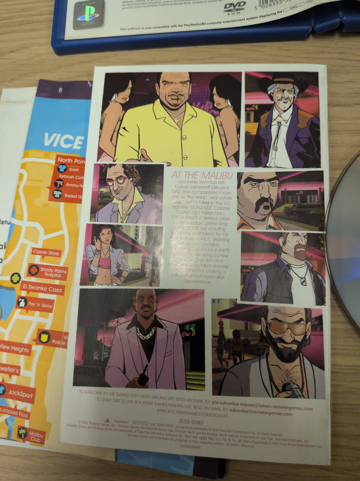 Grand Theft Auto: Vice City Sony PS2 game