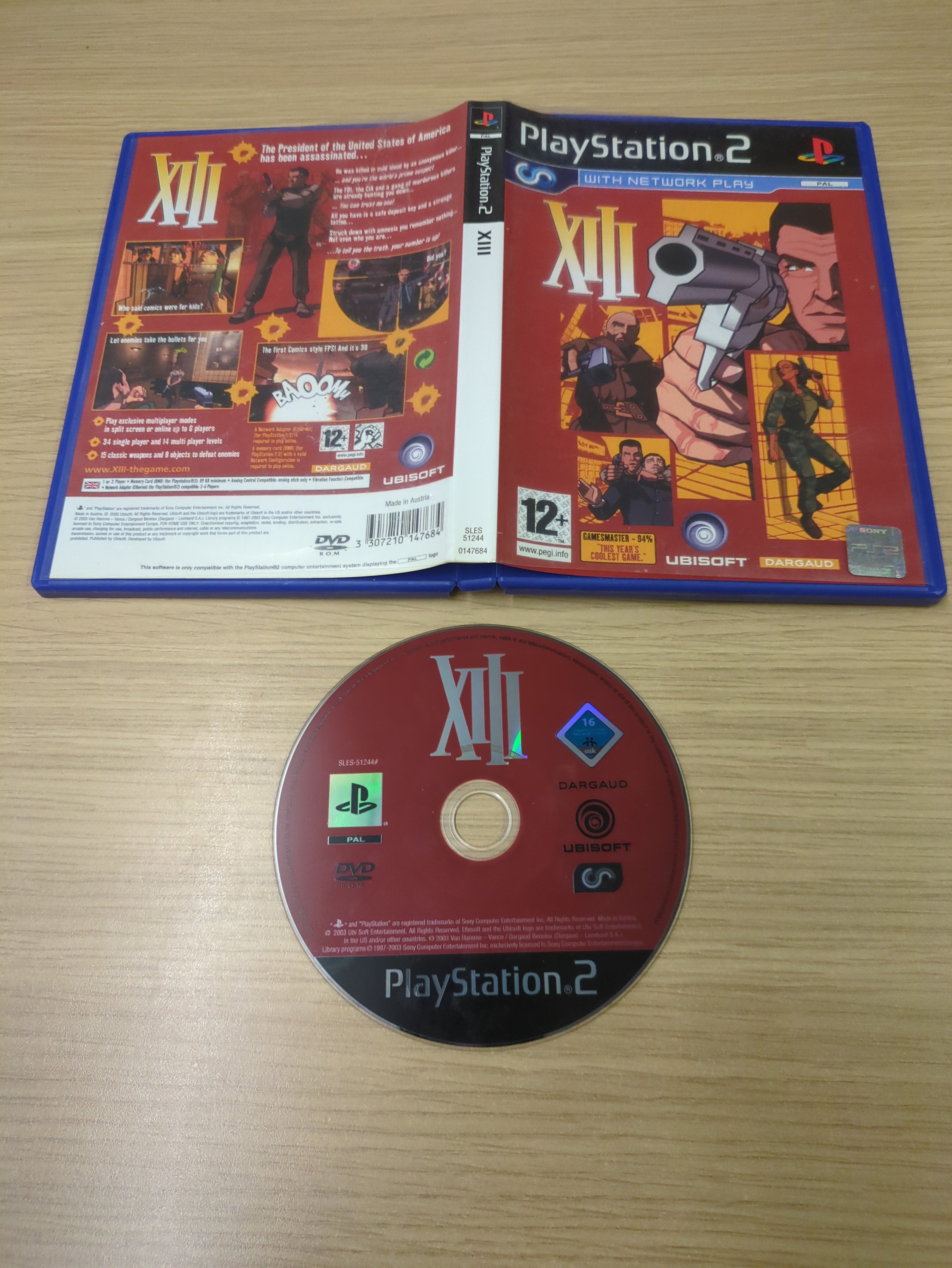 XIII Sony PS2 game
