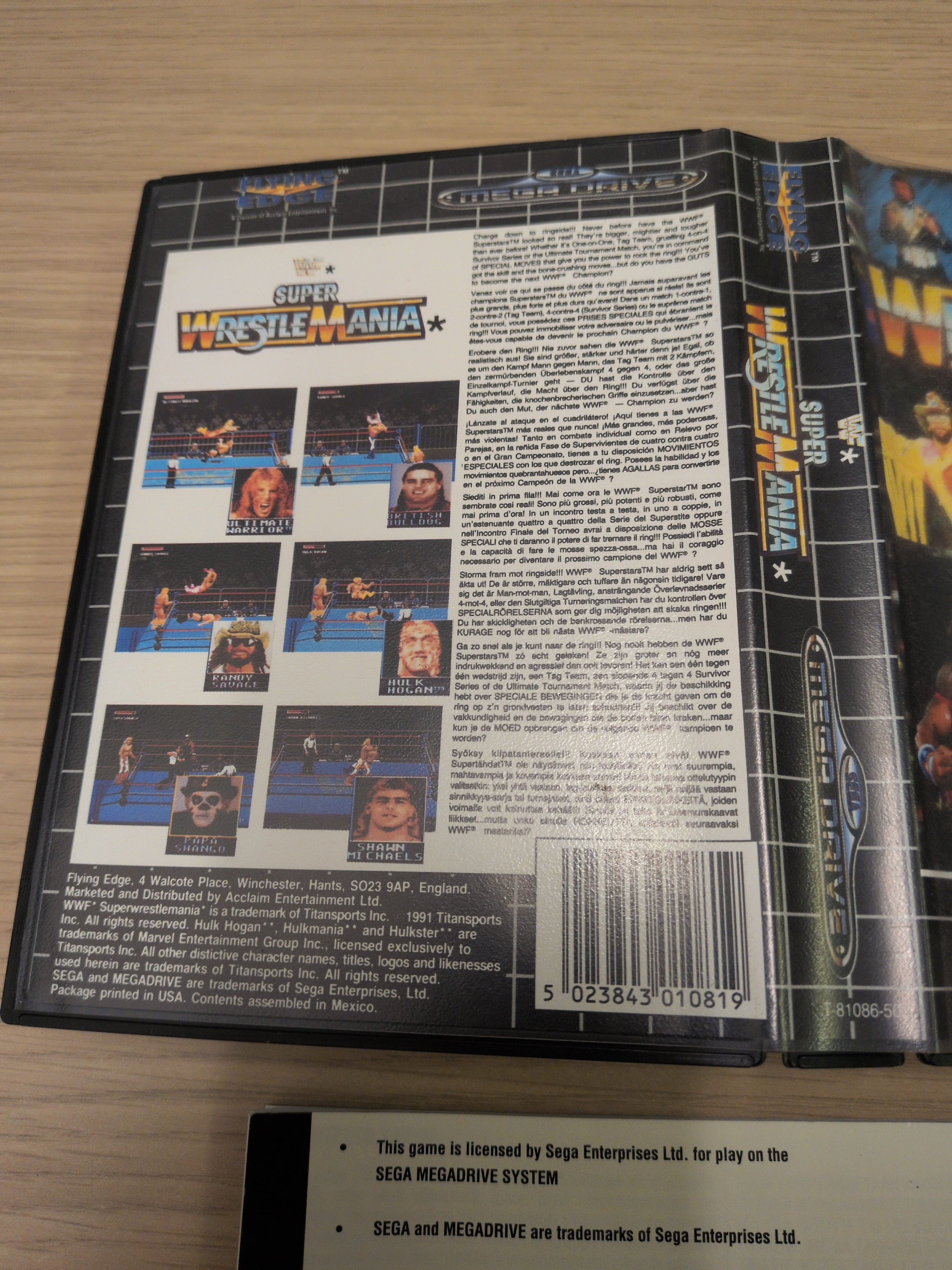 WWF Super Wrestlemania Sega Mega Drive game
