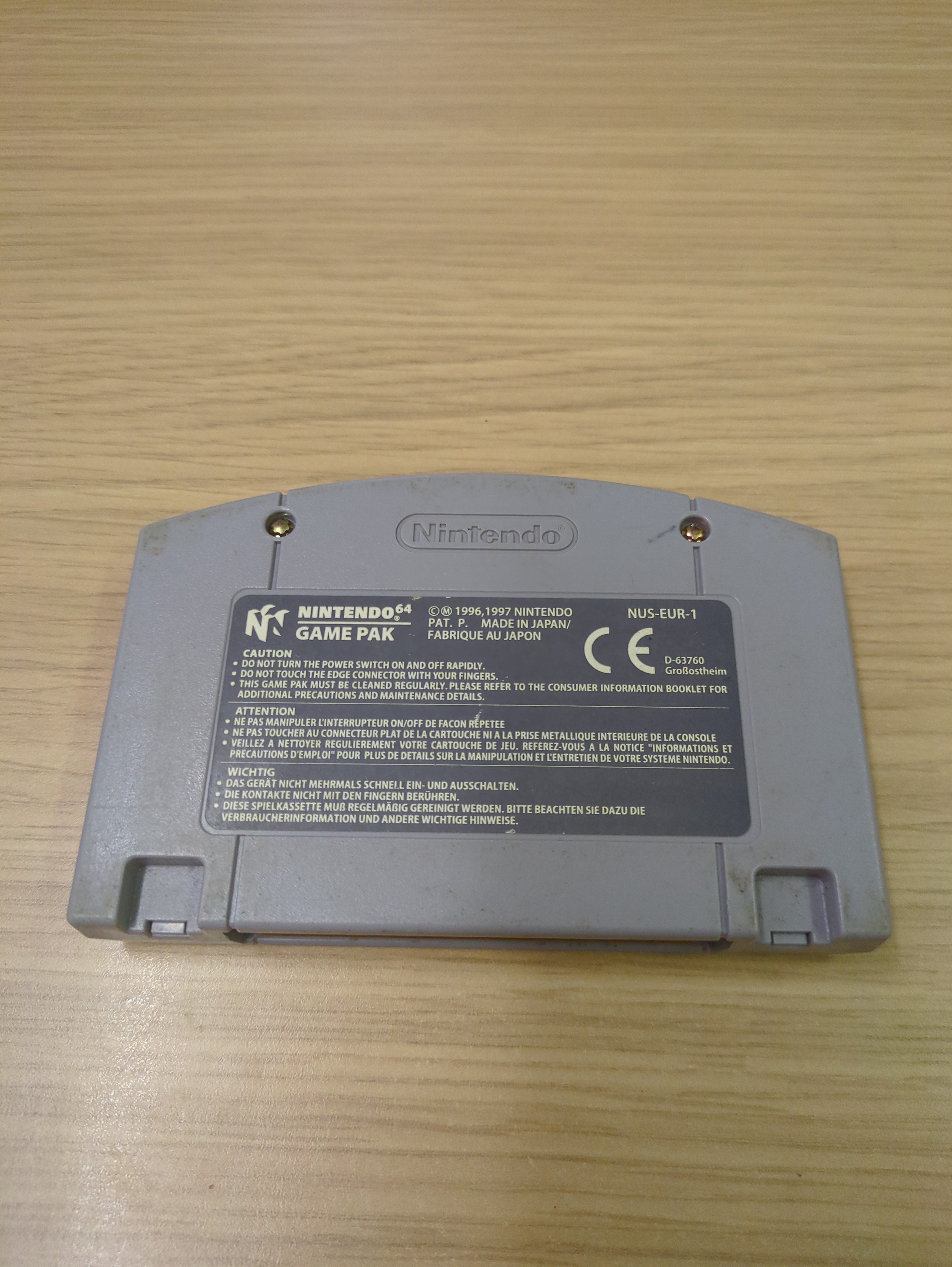 Michael Owen's World League Soccer 2000 Nintendo N64 Cart Only