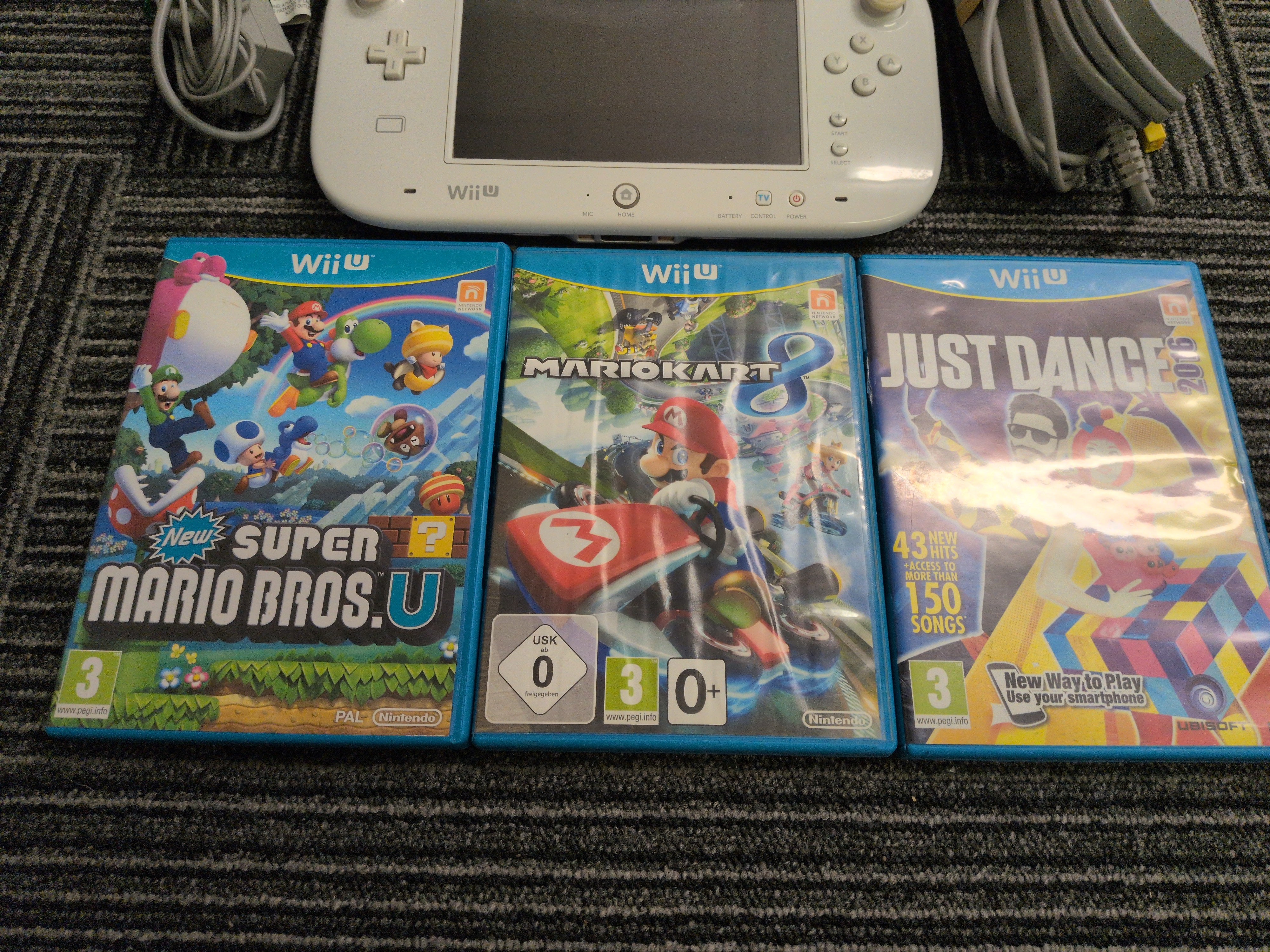 Nintendo Wii U Basic Set 8GB ホワイト Wii U Nintendo [BOX] (Renewed 0