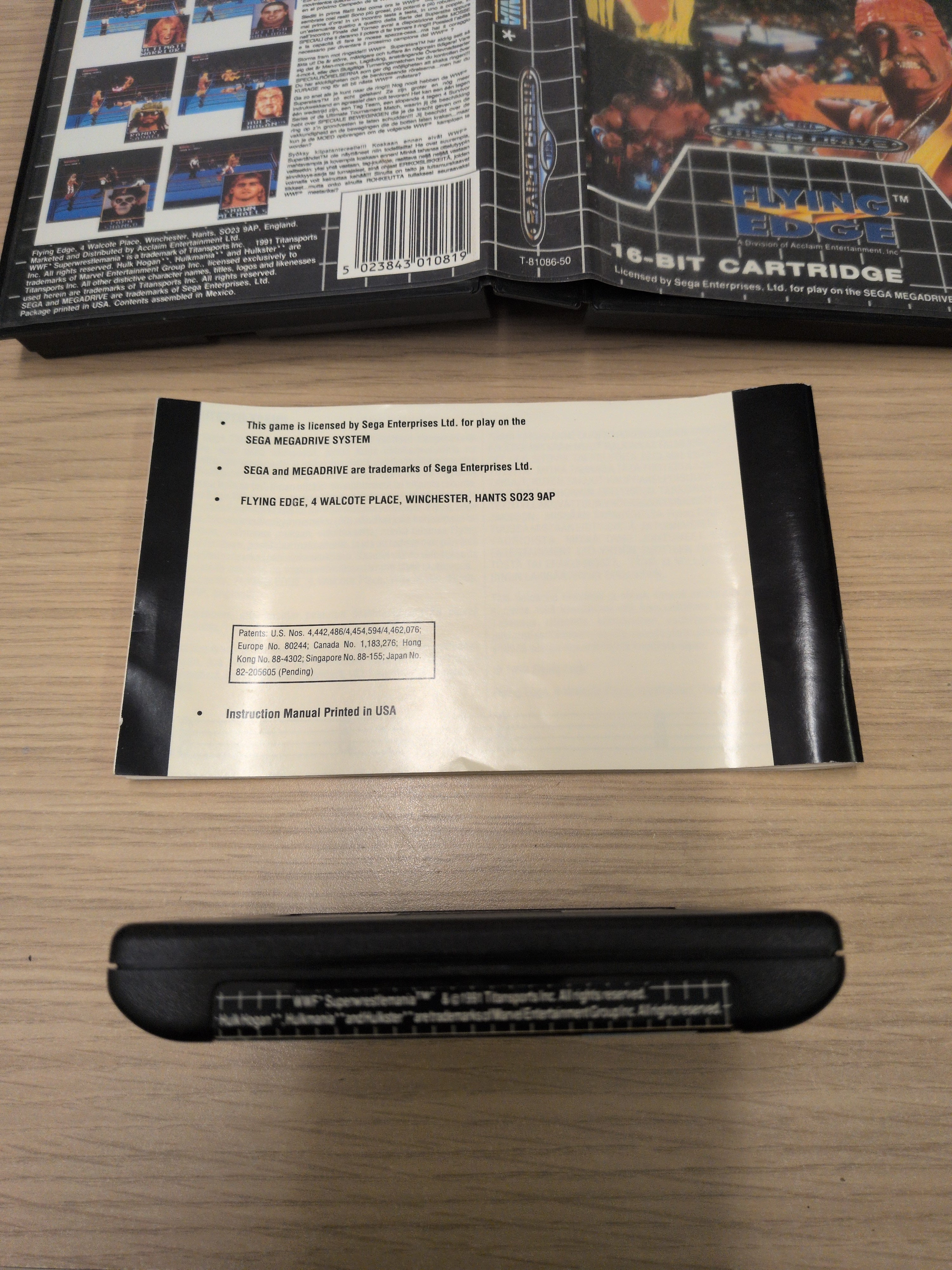 WWF Super Wrestlemania Sega Mega Drive game