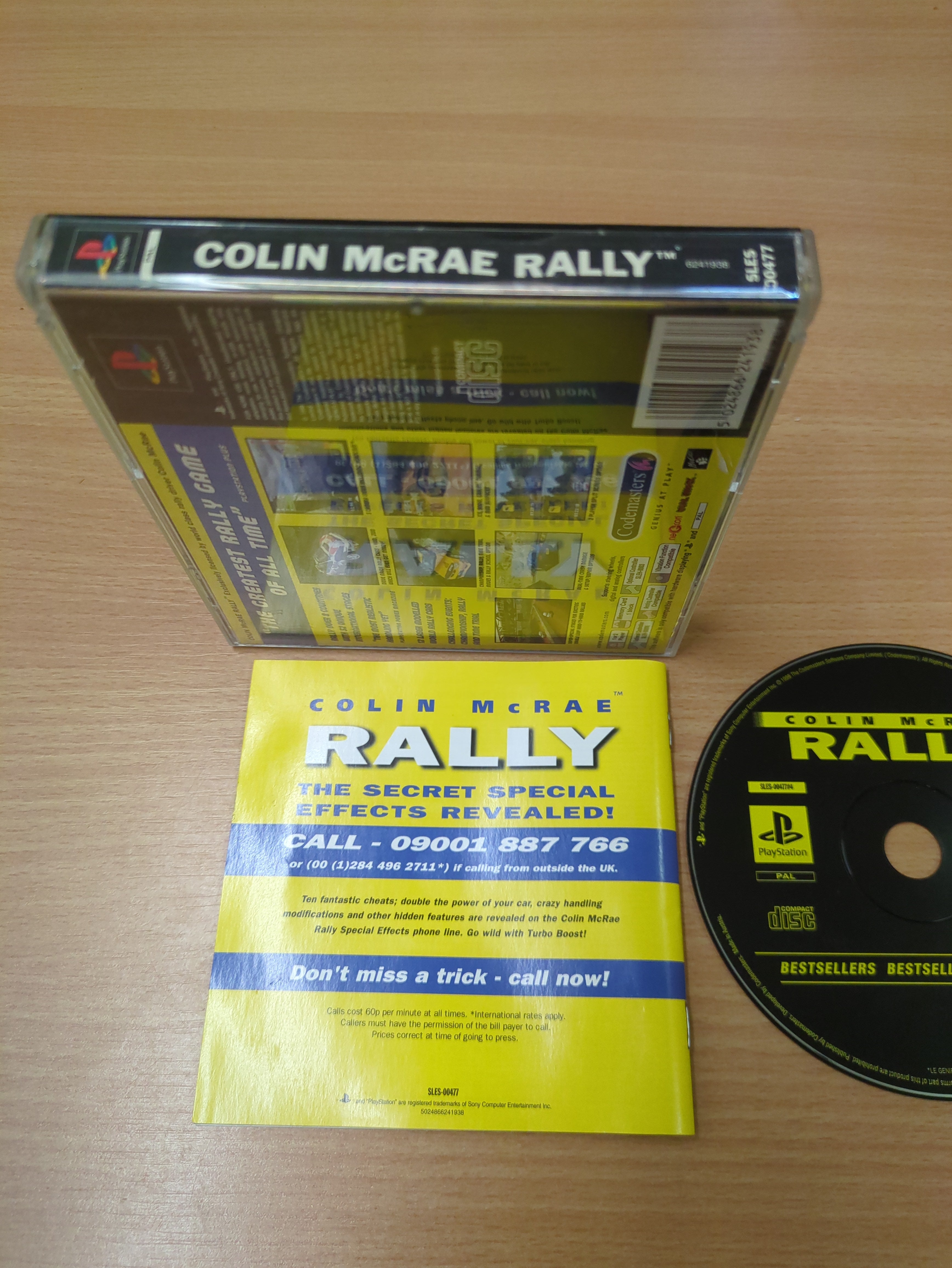 Colin McRae Rally (Bestsellers) Sony PS1 game