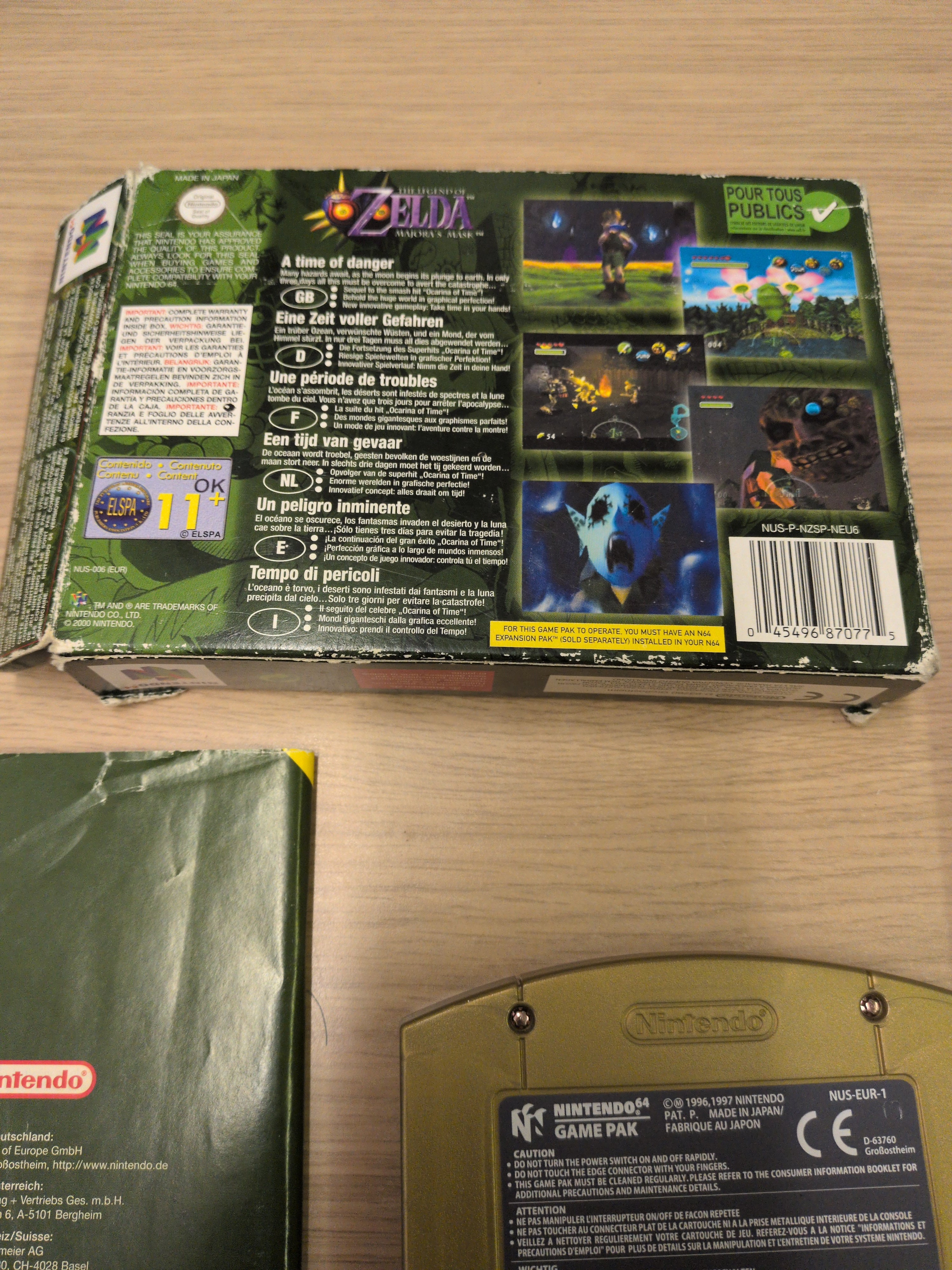 The Legend of Zelda : Majora's Mask Nintendo N64 game