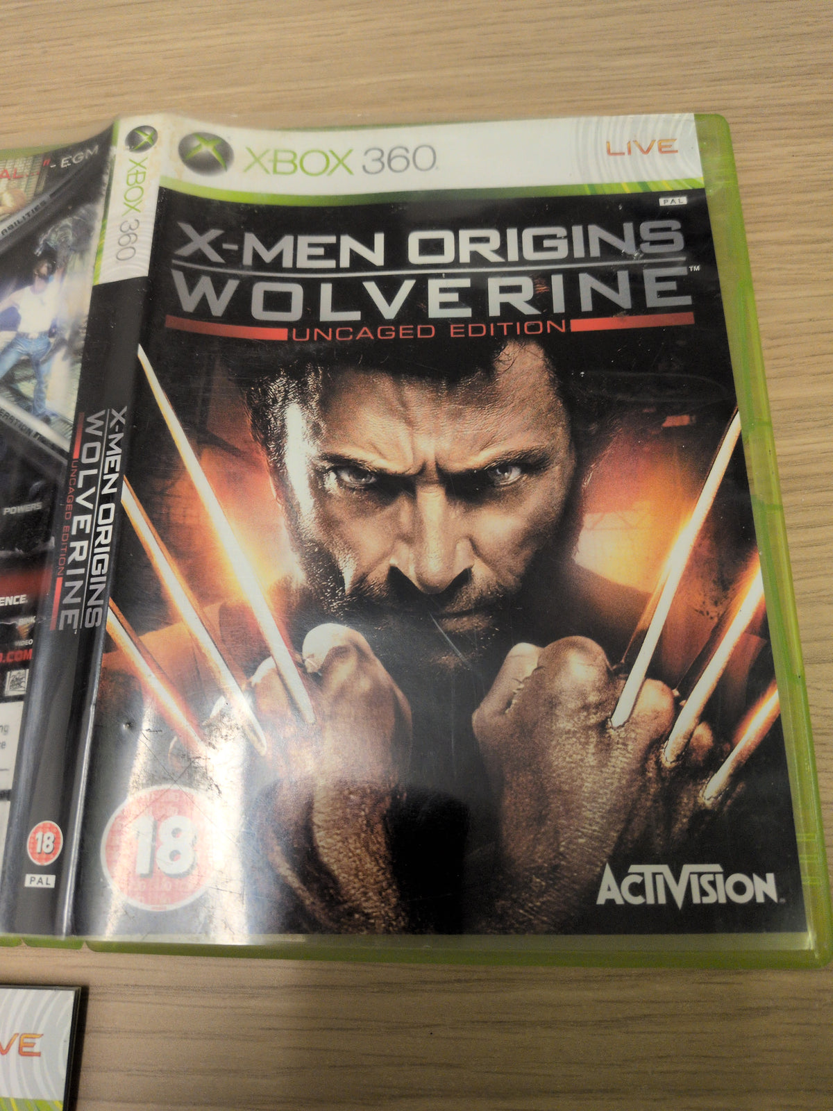 X-men Origins Wolverine Uncaged Edition Xbox 360 game