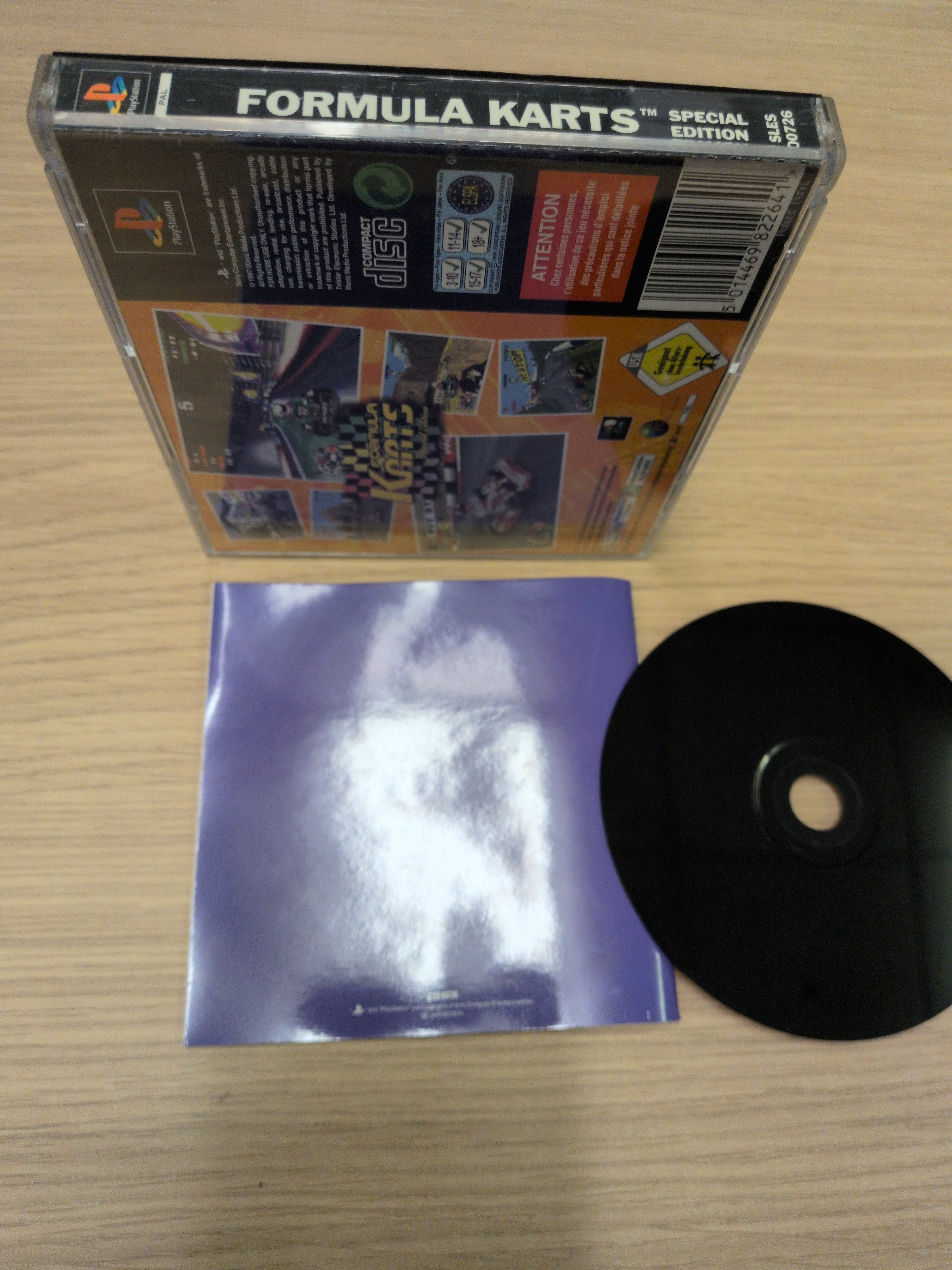 Formula Karts Special Edition Sony PS1 game