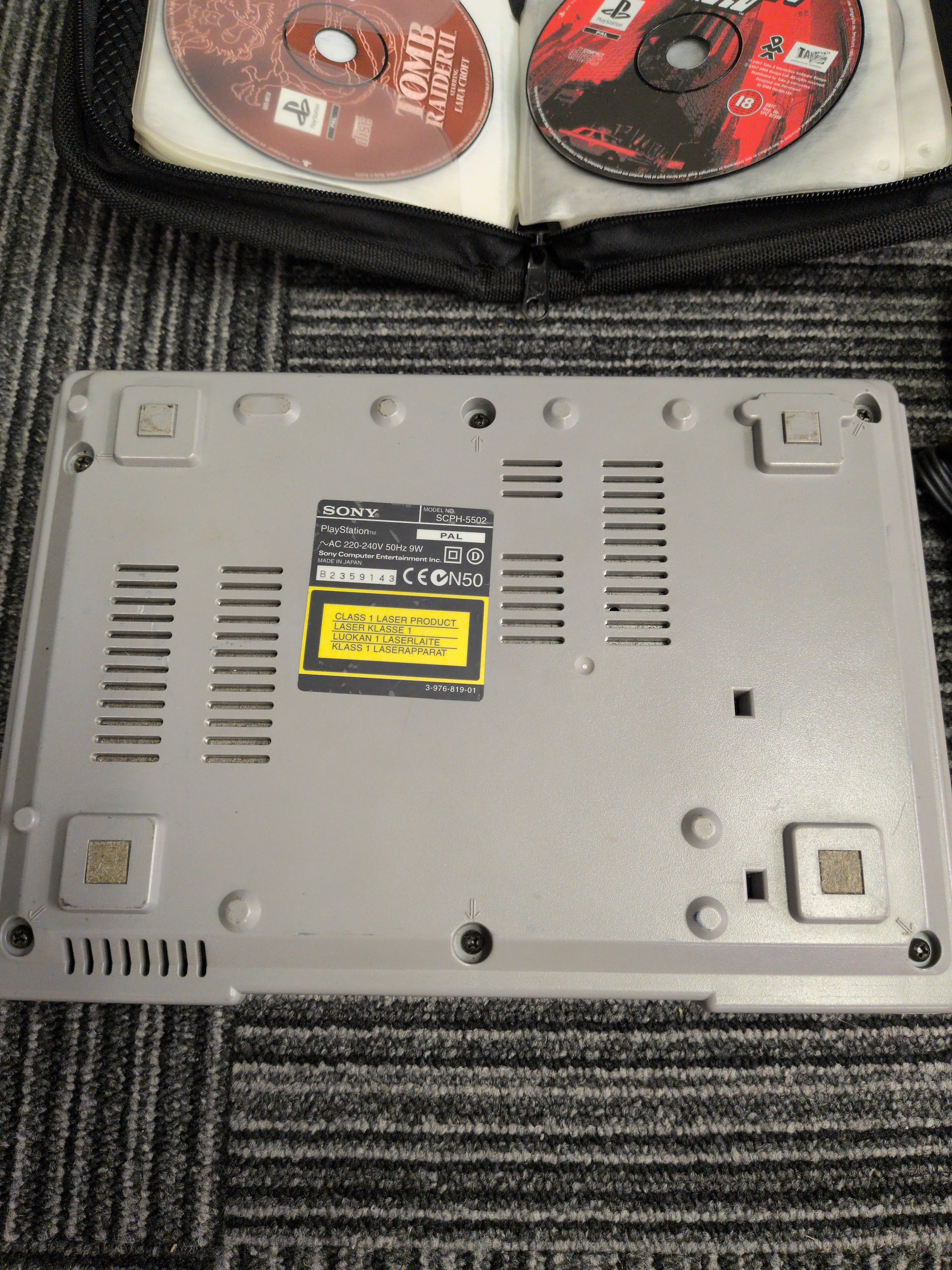 Sony PS1 PlayStation Console & Games Bundle