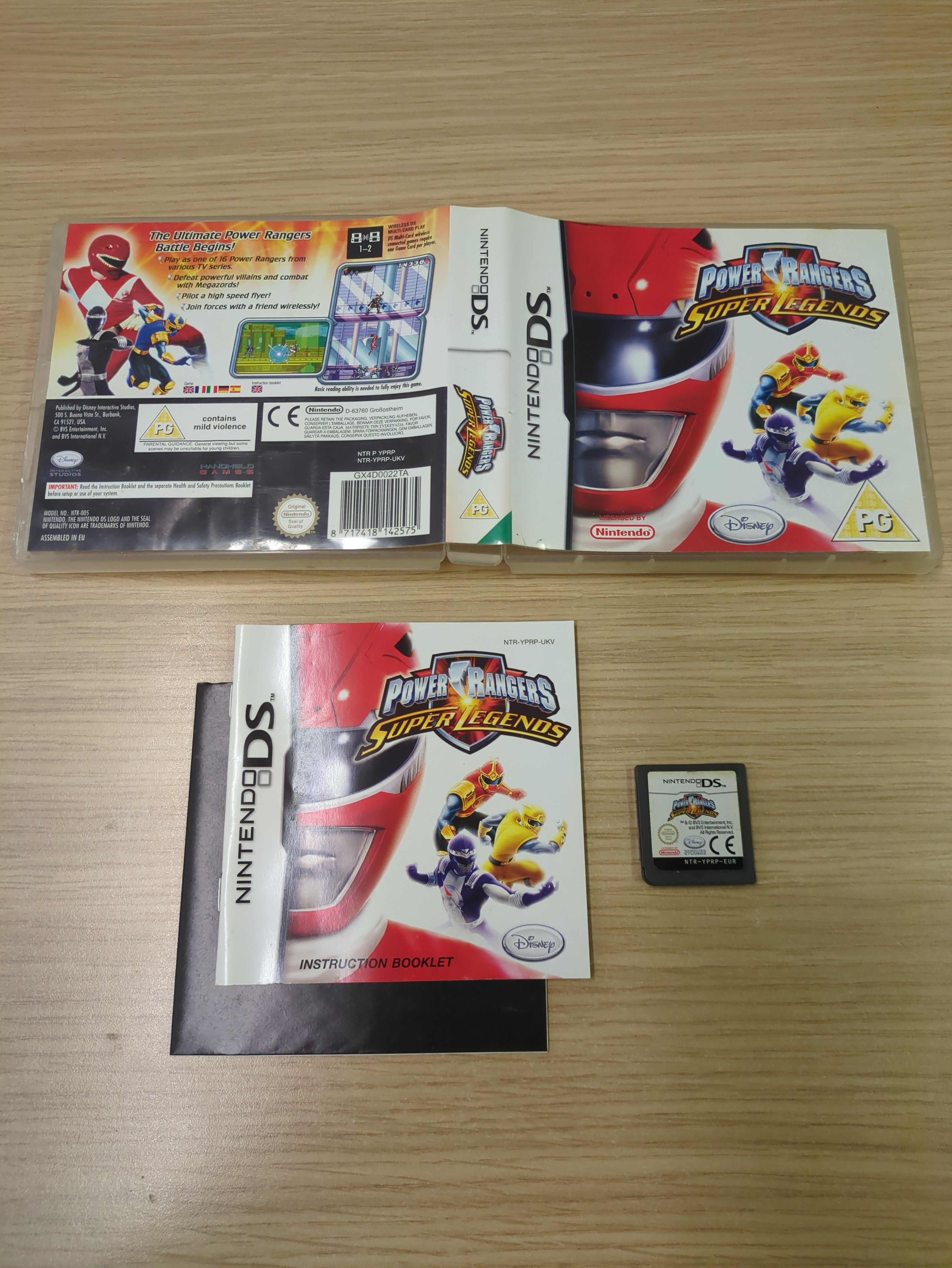 Power Rangers Legends Nintendo DS game