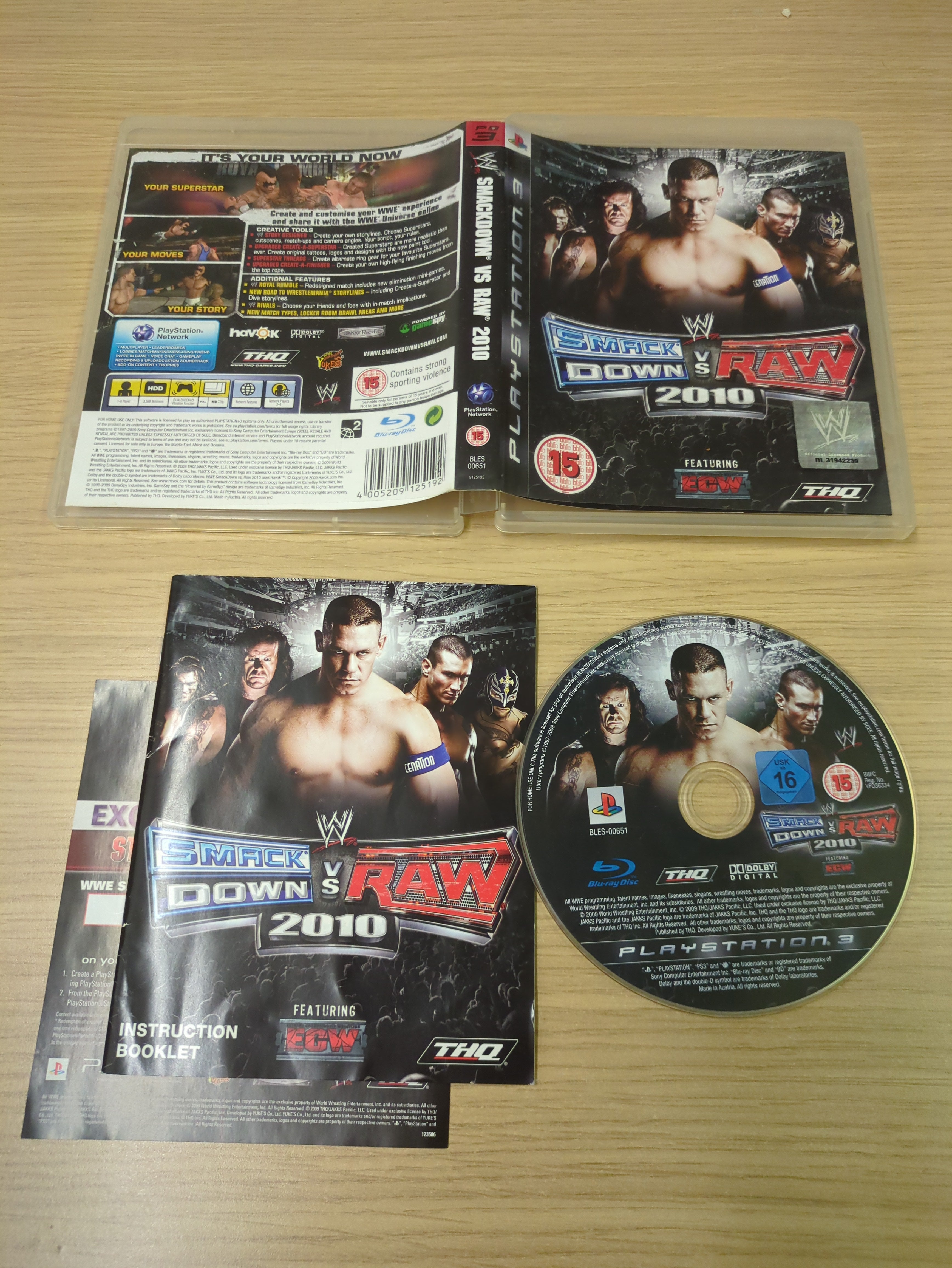 WWE Smackdown vs Raw 2010 Sony PS3 game
